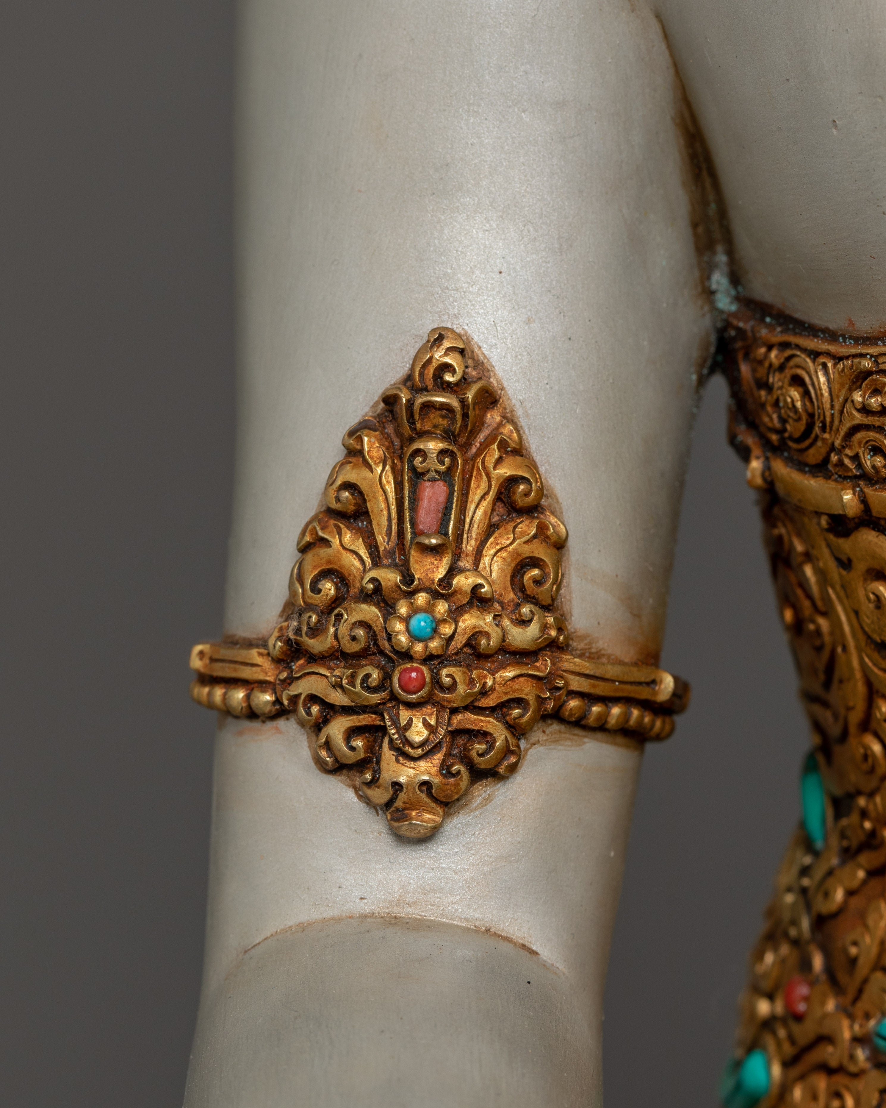Tibetan Crown Shakyamuni Buddha Statue | The Jeweled Sage