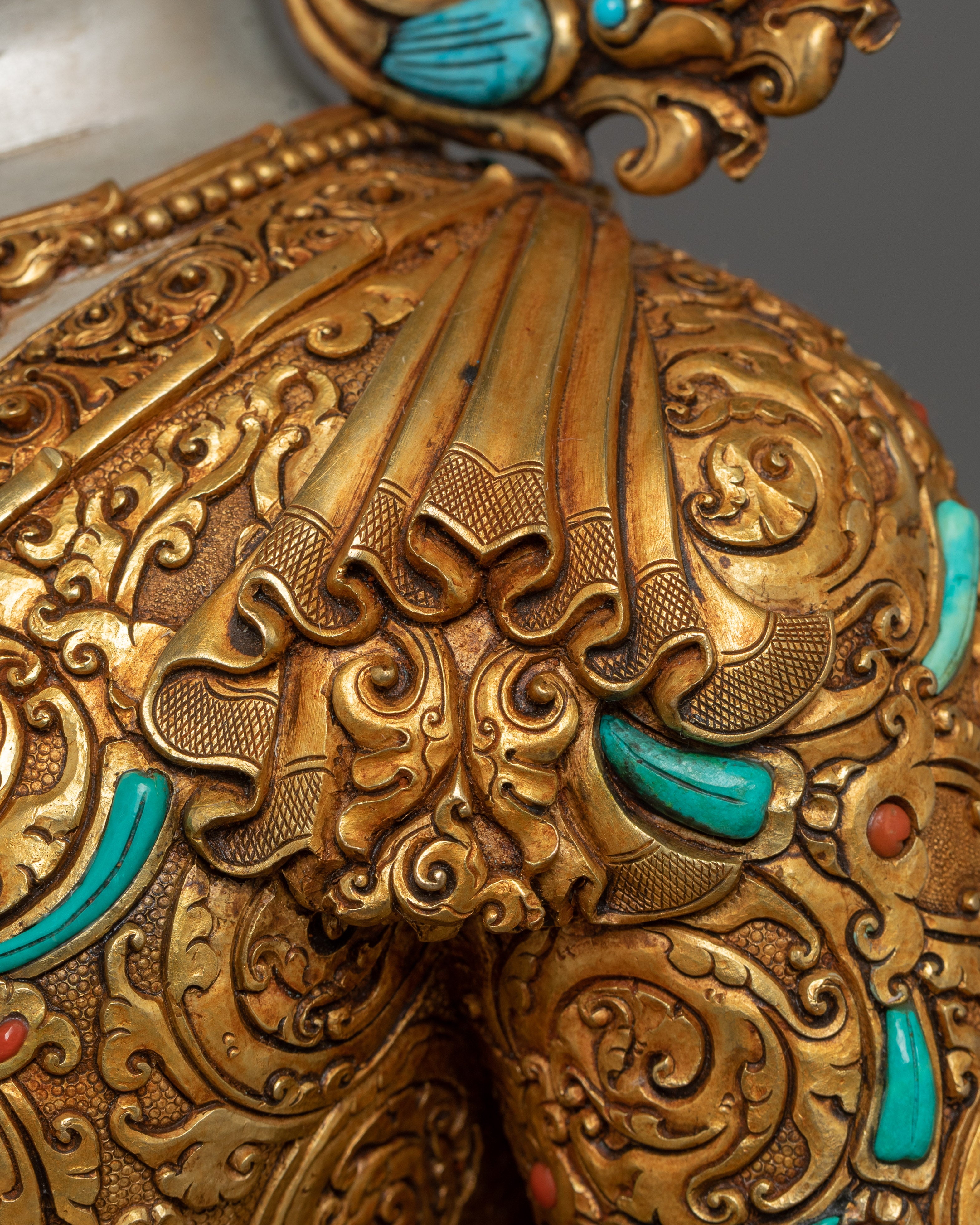 Tibetan Crown Shakyamuni Buddha Statue | The Jeweled Sage