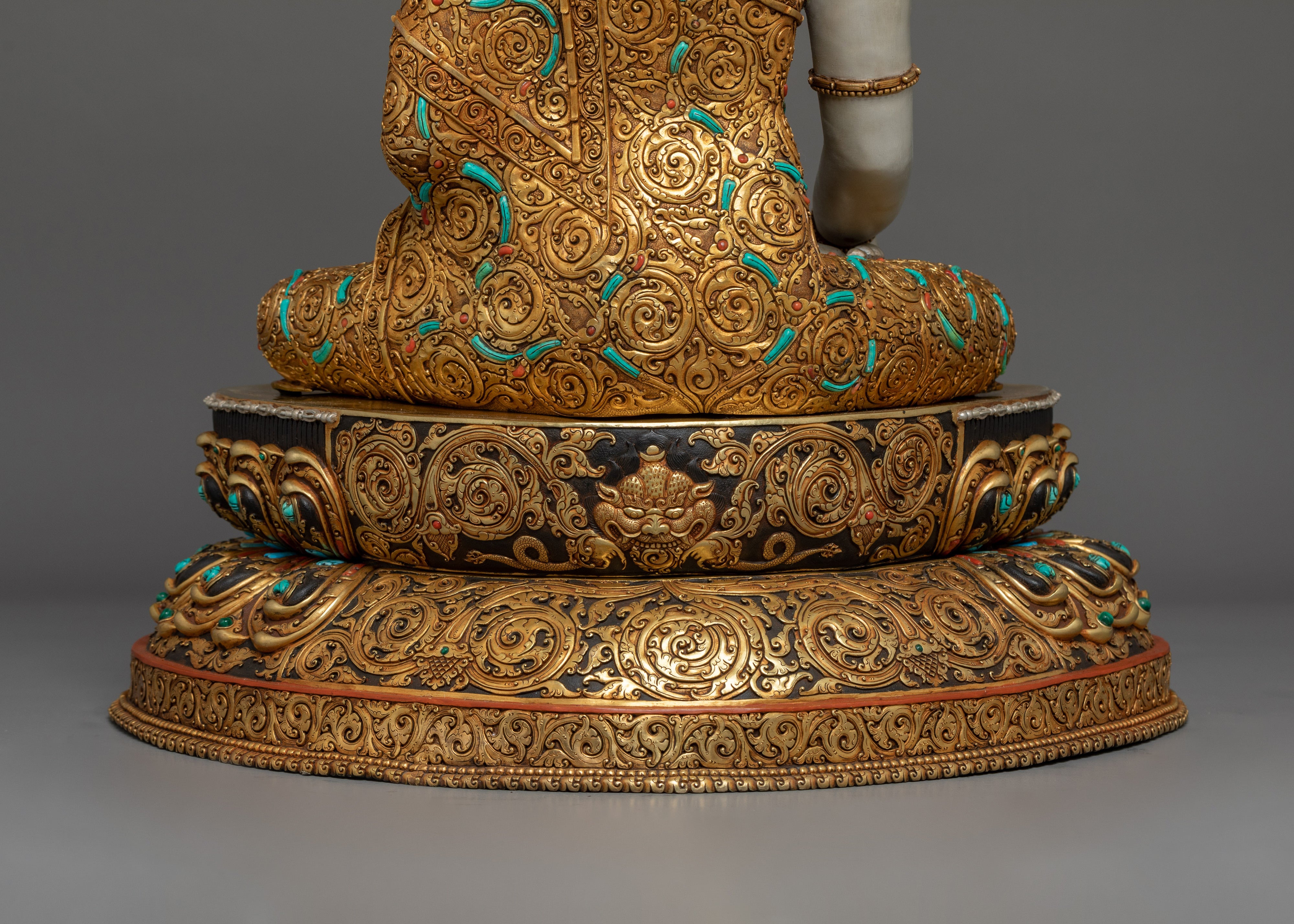 Tibetan Crown Shakyamuni Buddha Statue | The Jeweled Sage