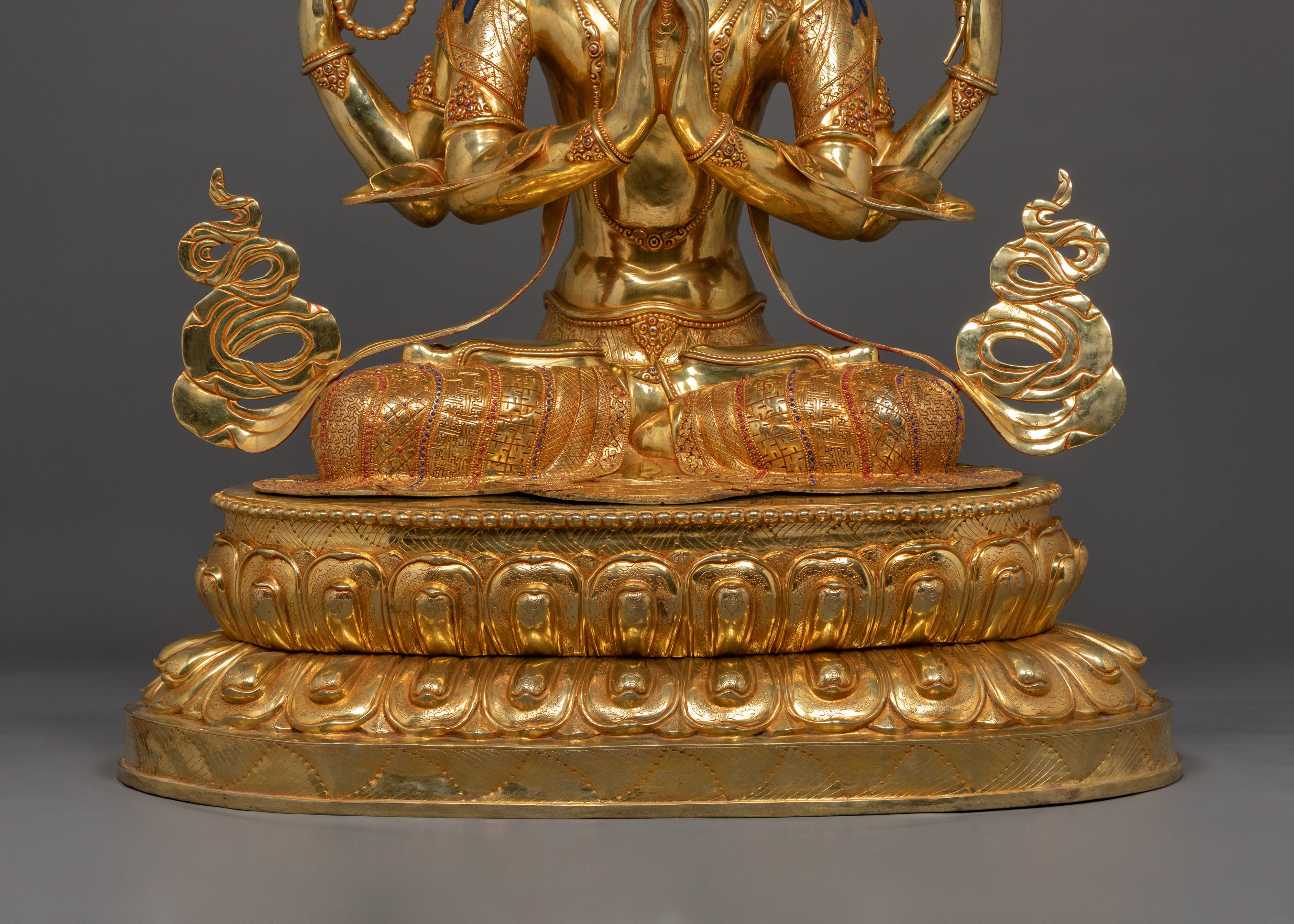 Bodhisattva of Compassion Chenrezig Statue | Four Armed Chenrezig