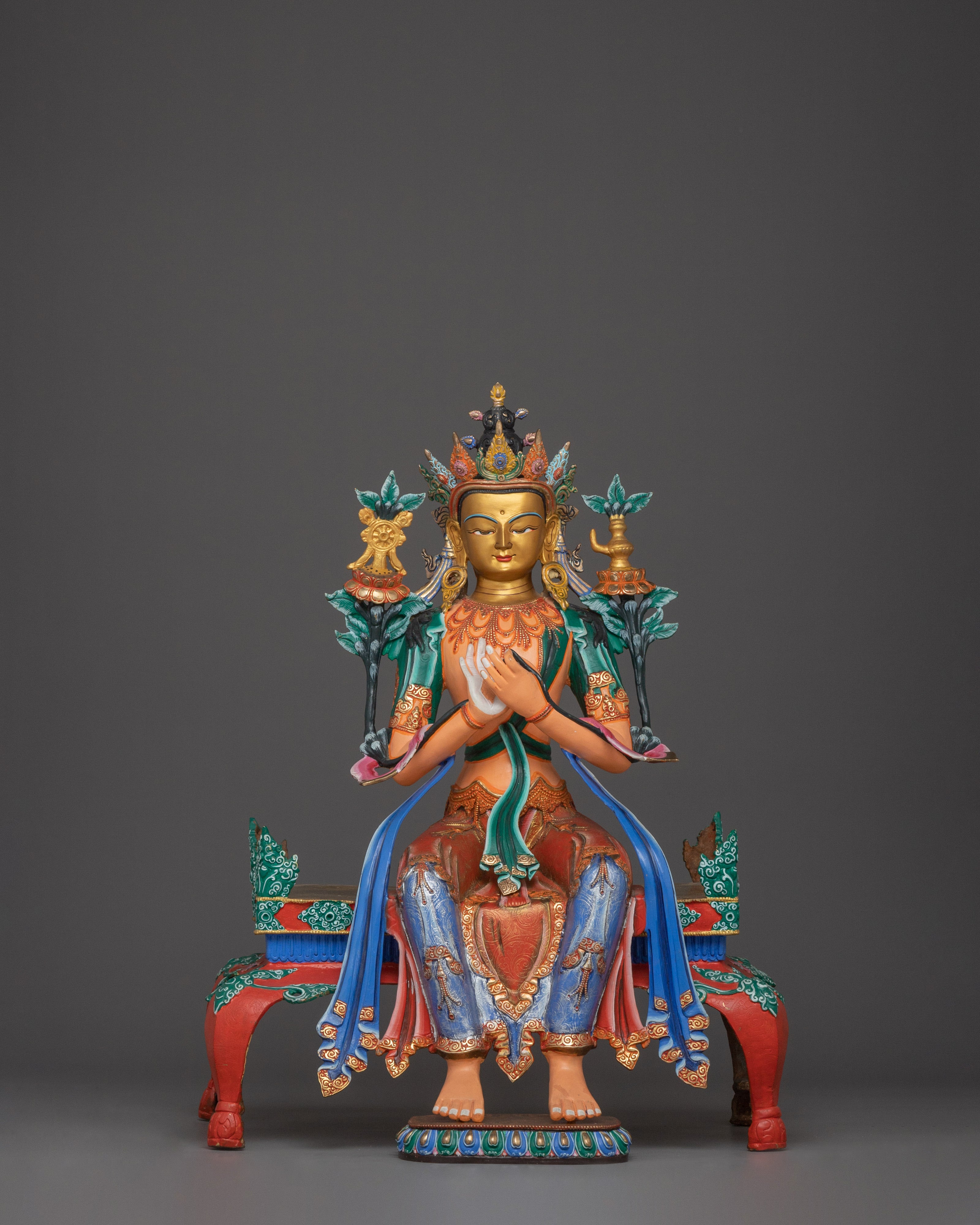 Maitreya Buddha Handmade Statue | The future Buddha Sculpture