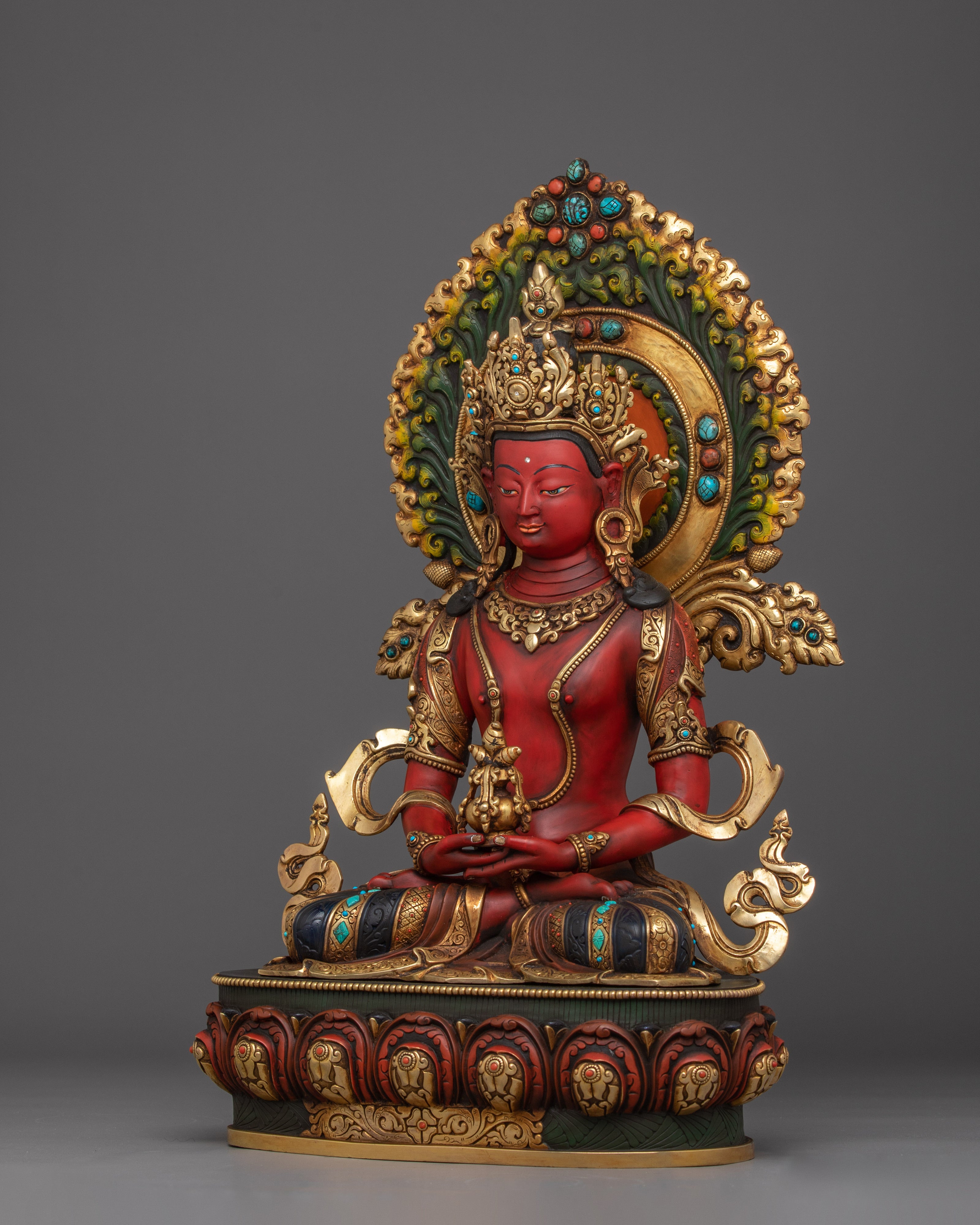 Symbol of Longevity Amitayus Statue | Buddha of Infinite Life