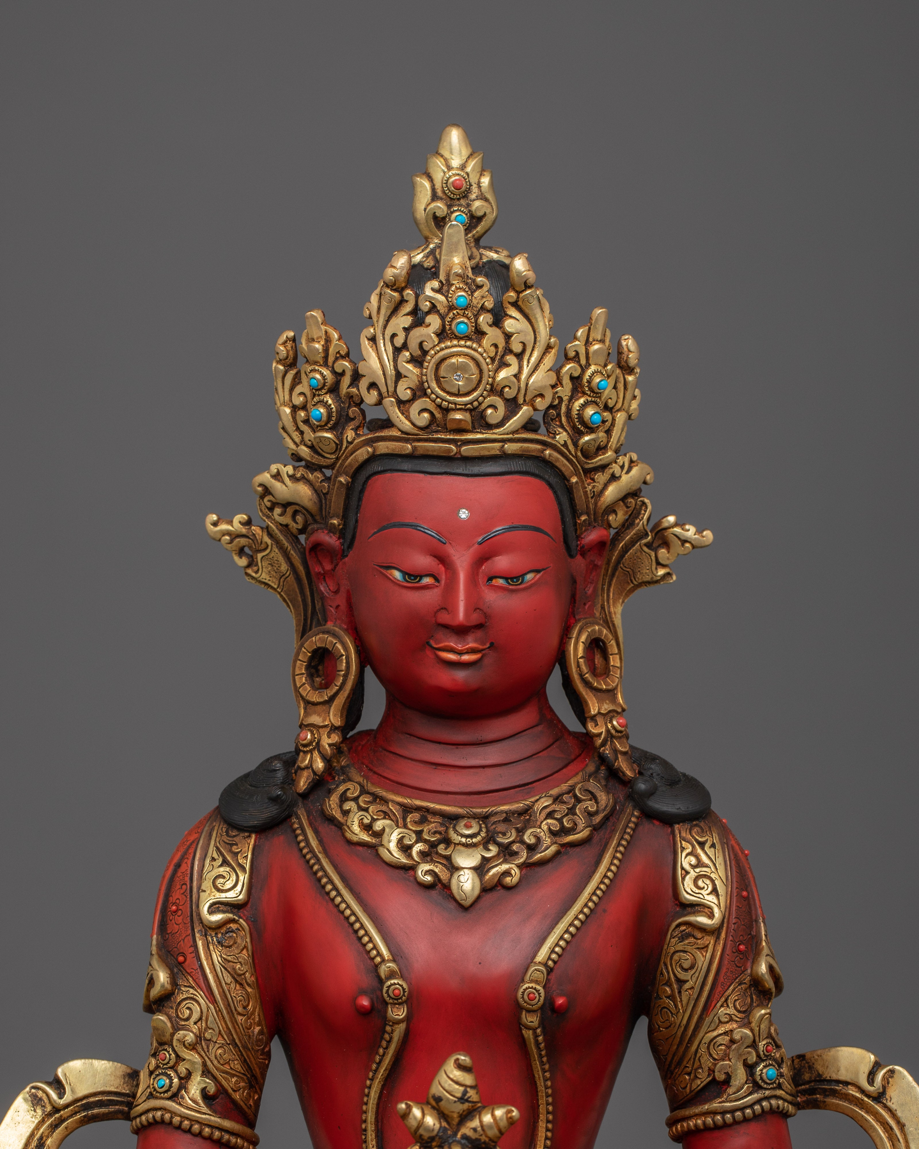 Symbol of Longevity Amitayus Statue | Buddha of Infinite Life