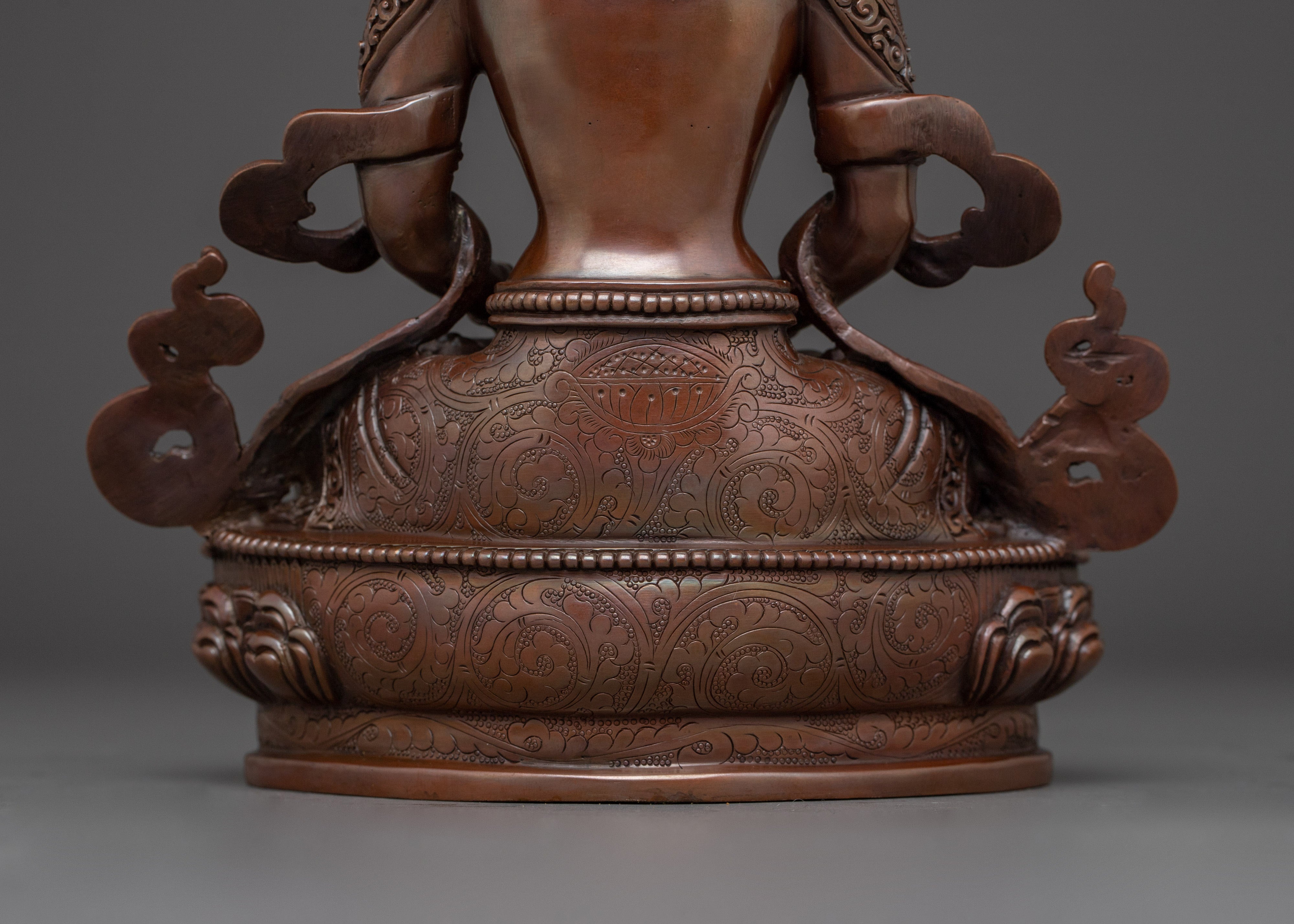 Oxidized Statue of Amitayus | Buddha of Boundless Light