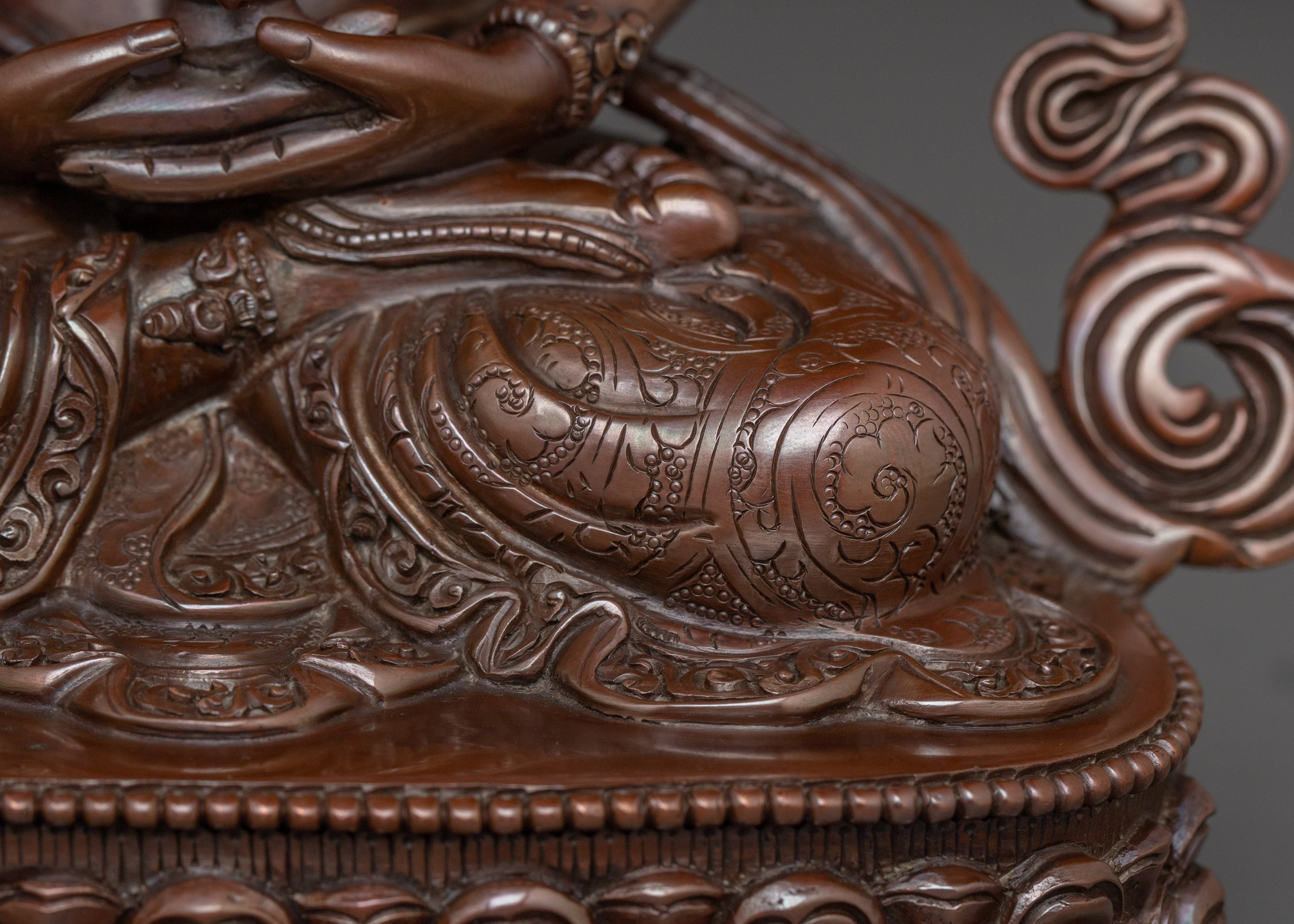 Oxidized Statue of Amitayus | Buddha of Boundless Light