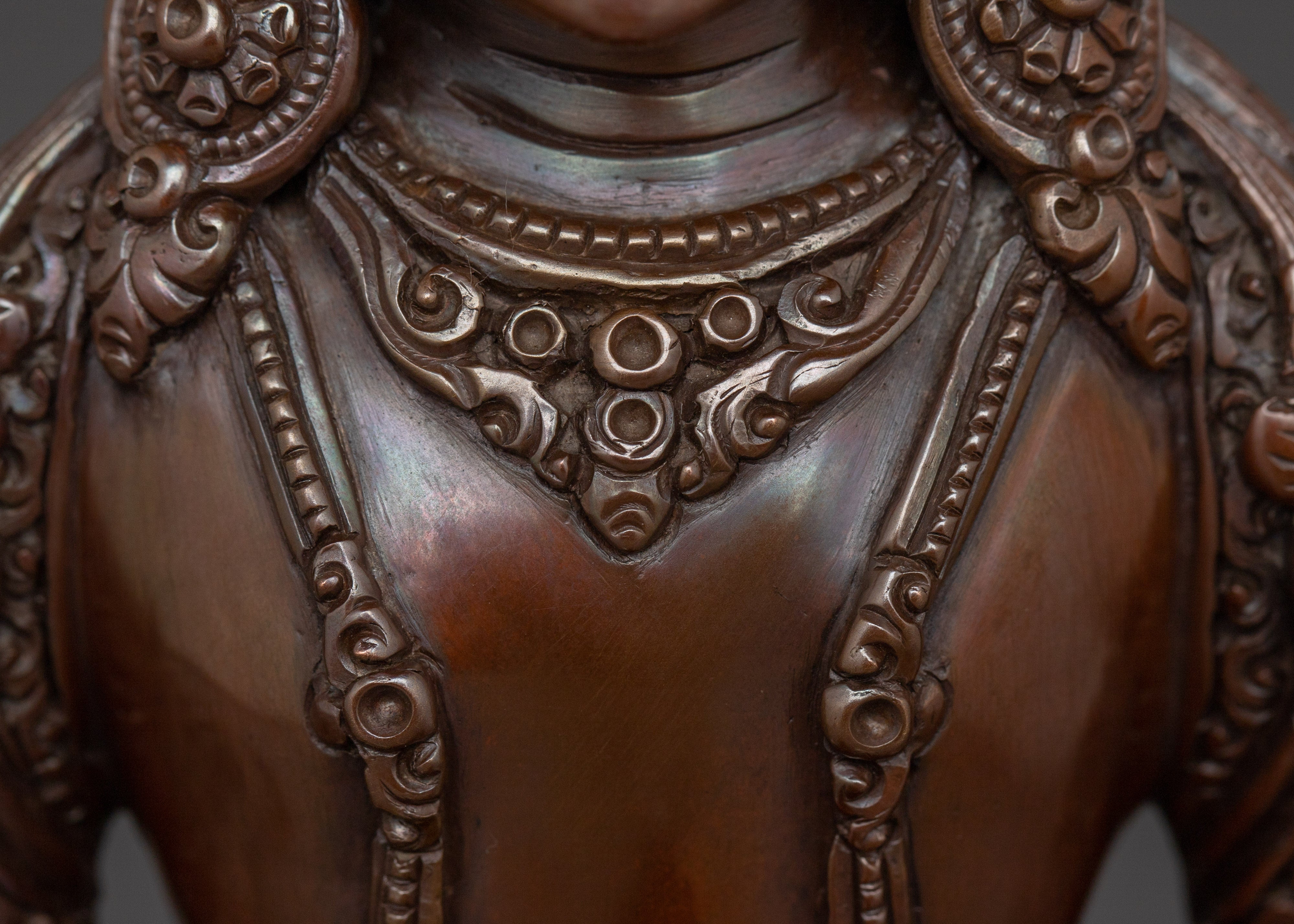 Oxidized Statue of Amitayus | Buddha of Boundless Light