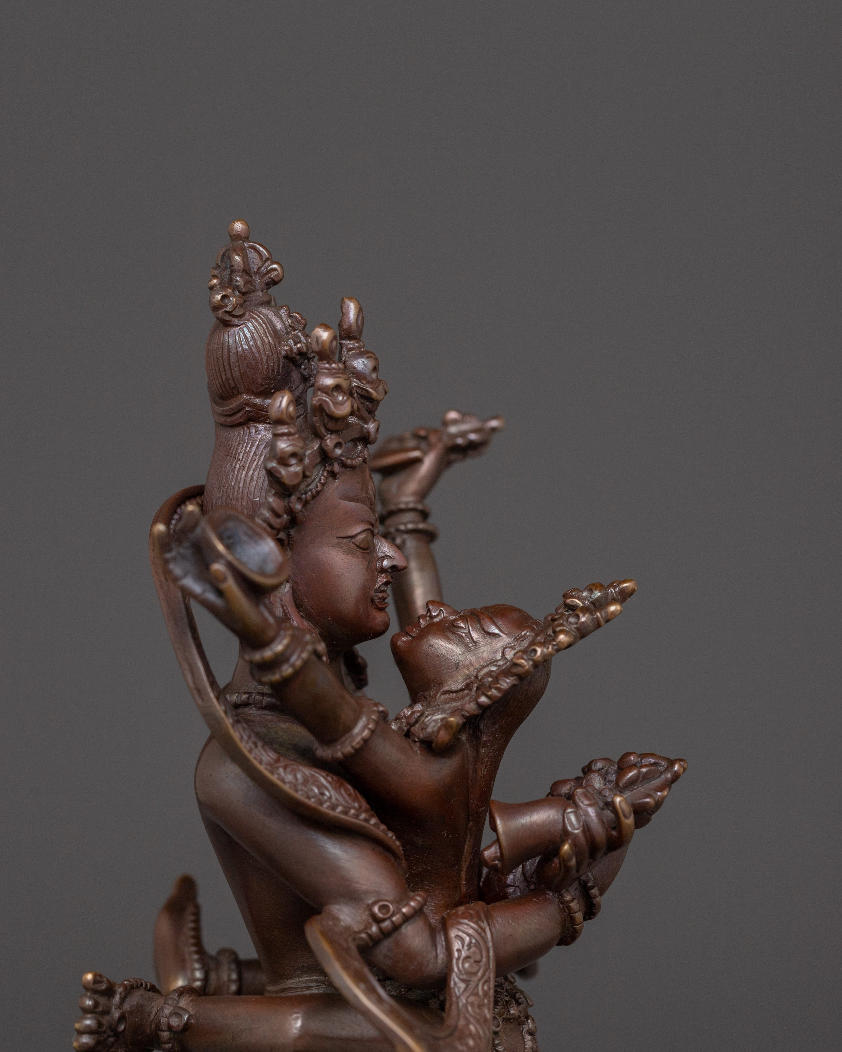 Figurine of Vajradhara with consort | Union of Ultimate Wisdom and Compassion