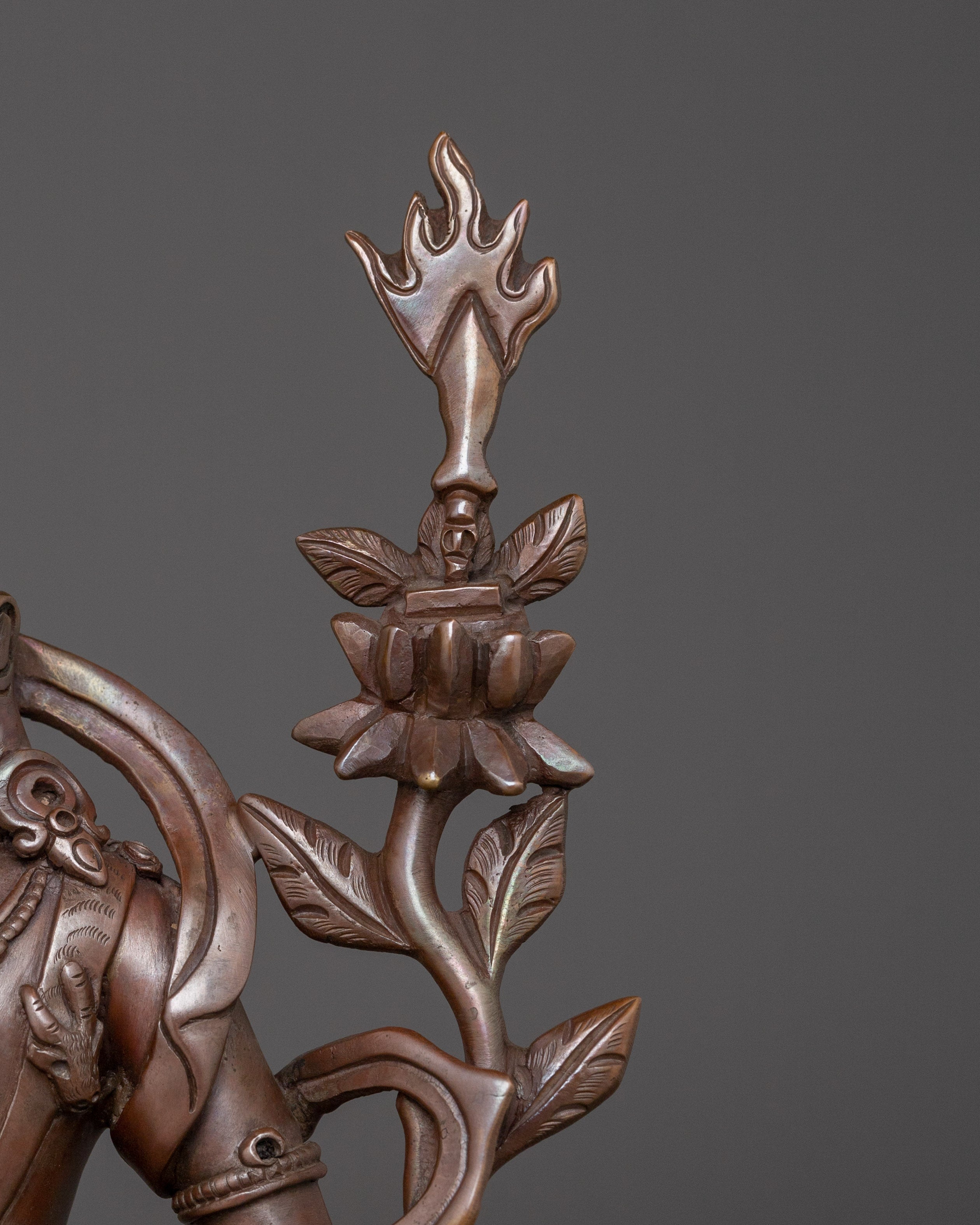 Handcrafted Tibetan Art of Simhanada Avalokiteshvara | The Bodhisattva of Compassion