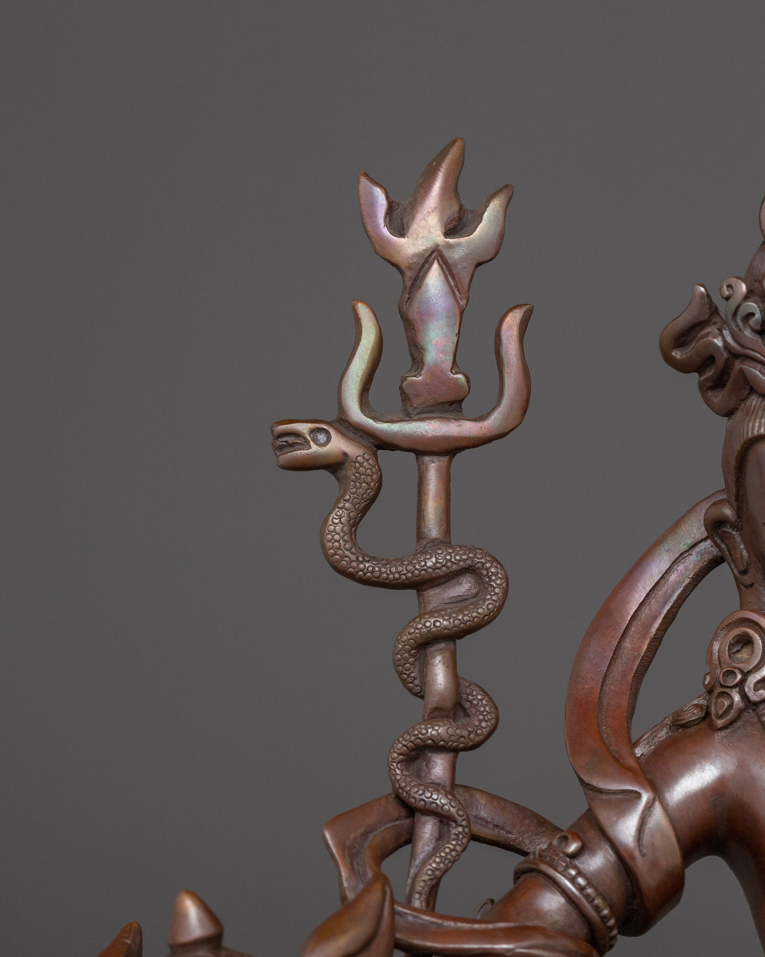 Handcrafted Tibetan Art of Simhanada Avalokiteshvara | The Bodhisattva of Compassion