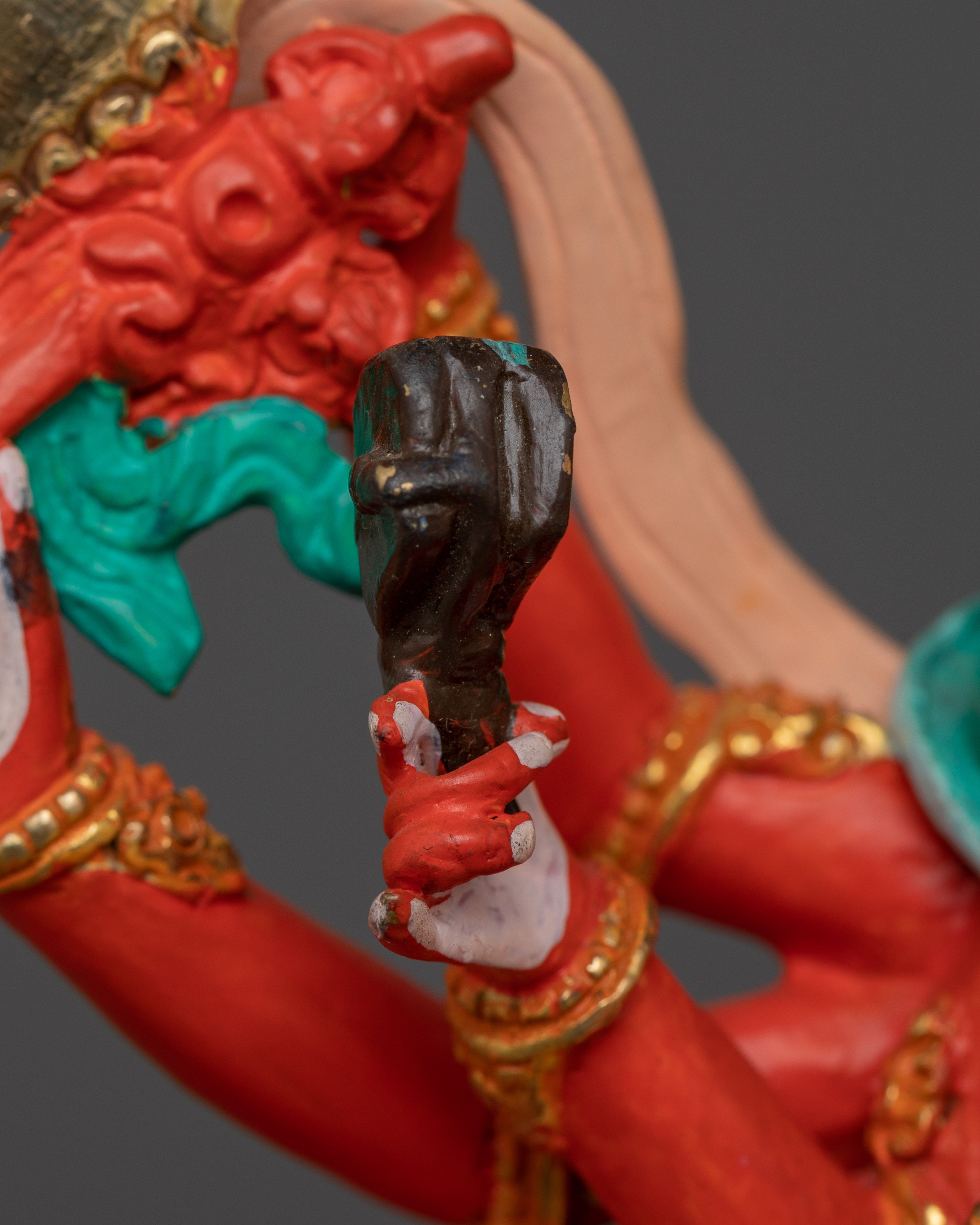 Tibetan Statue of Chakrasamvara | Wheel of Perfect Bliss