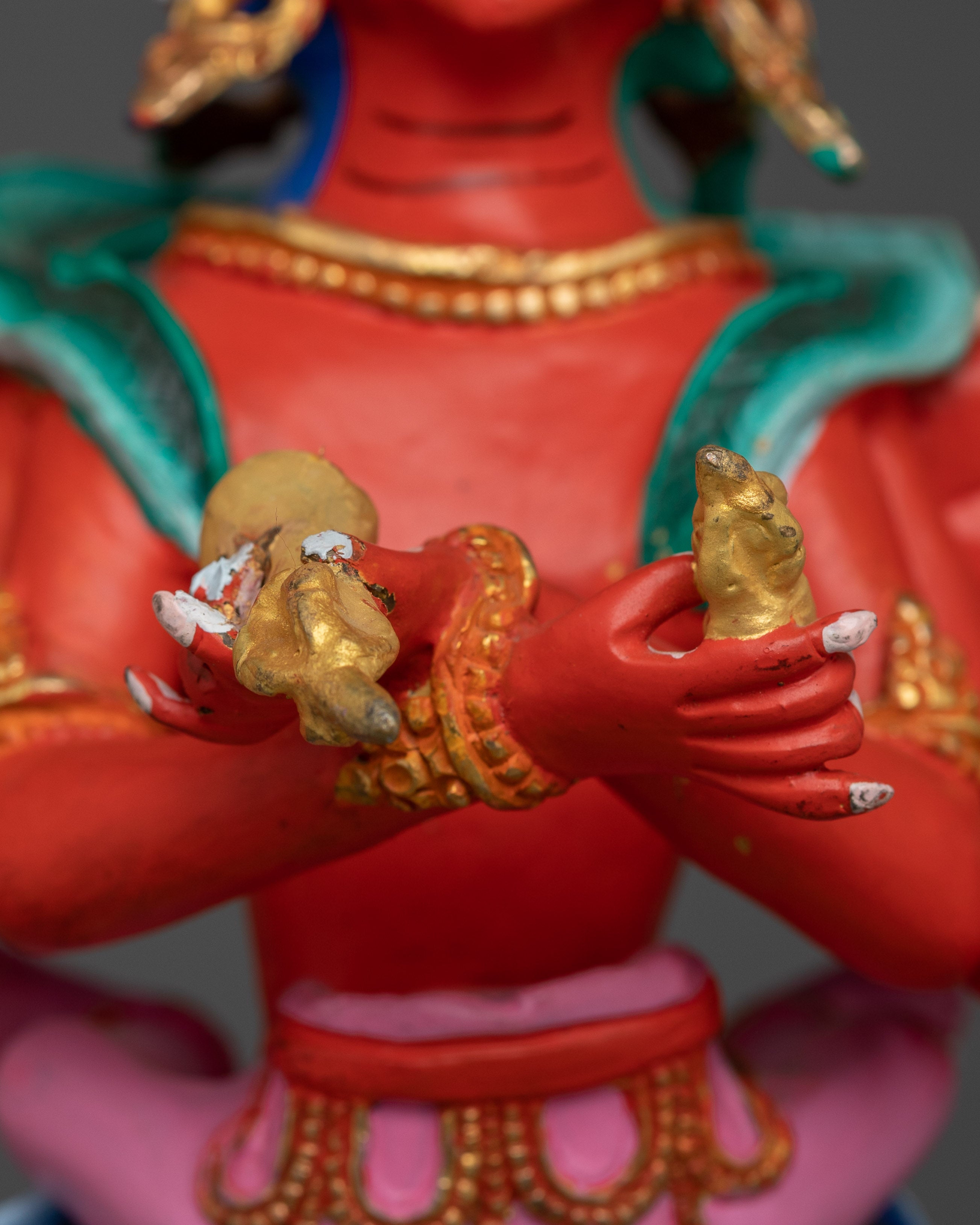 Tibetan Statue of Chakrasamvara | Wheel of Perfect Bliss