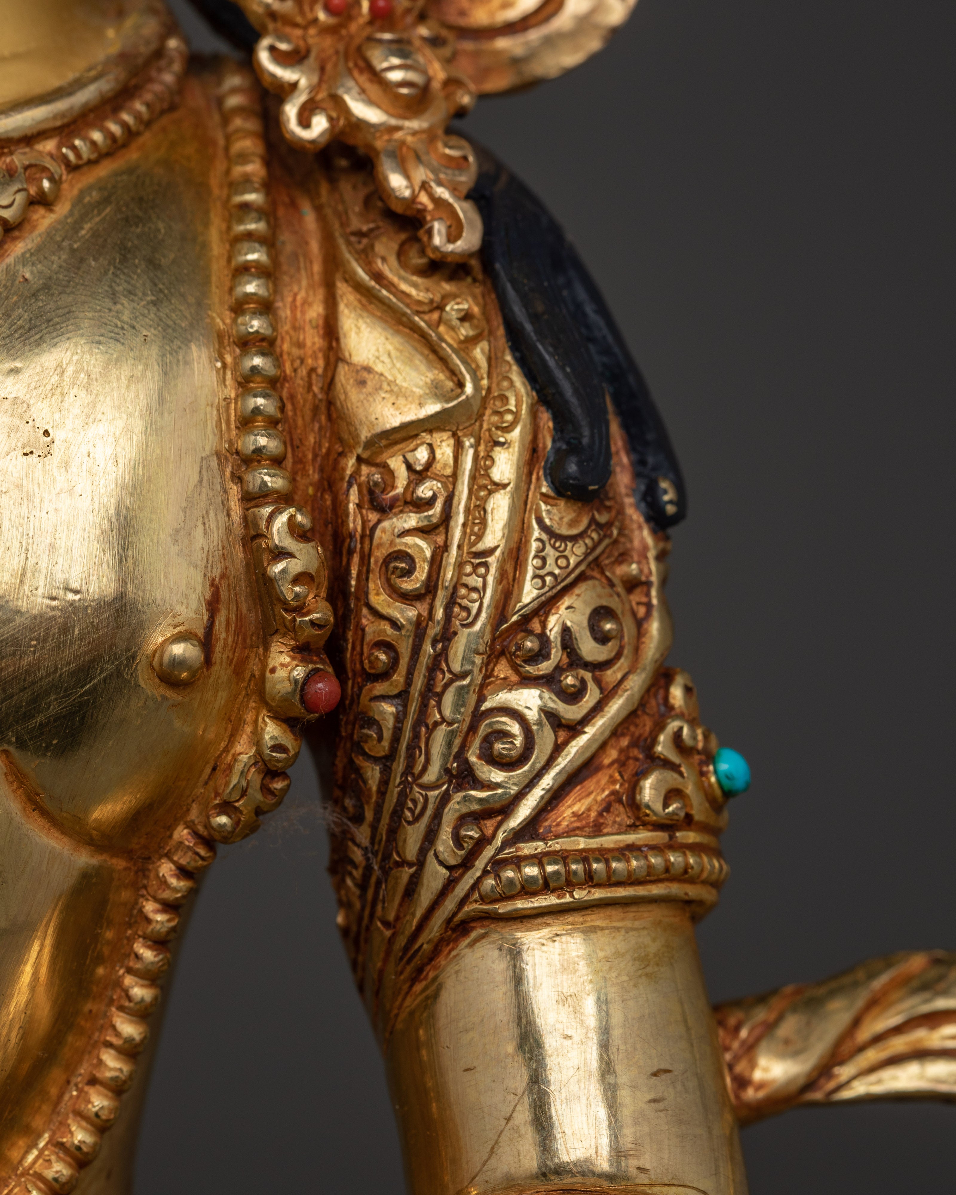 Golden Amitayus with consort | Buddha of Infinite Life