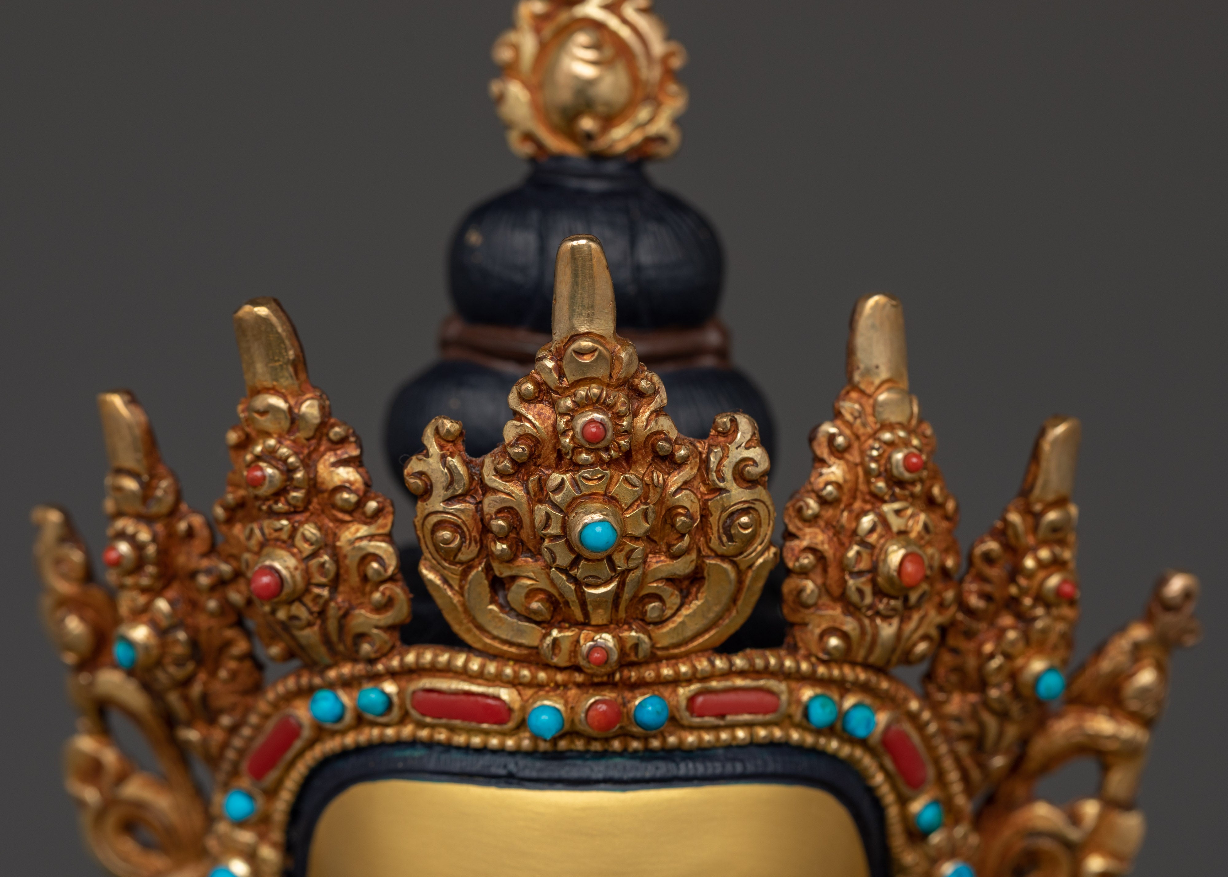 Golden Amitayus with consort | Buddha of Infinite Life