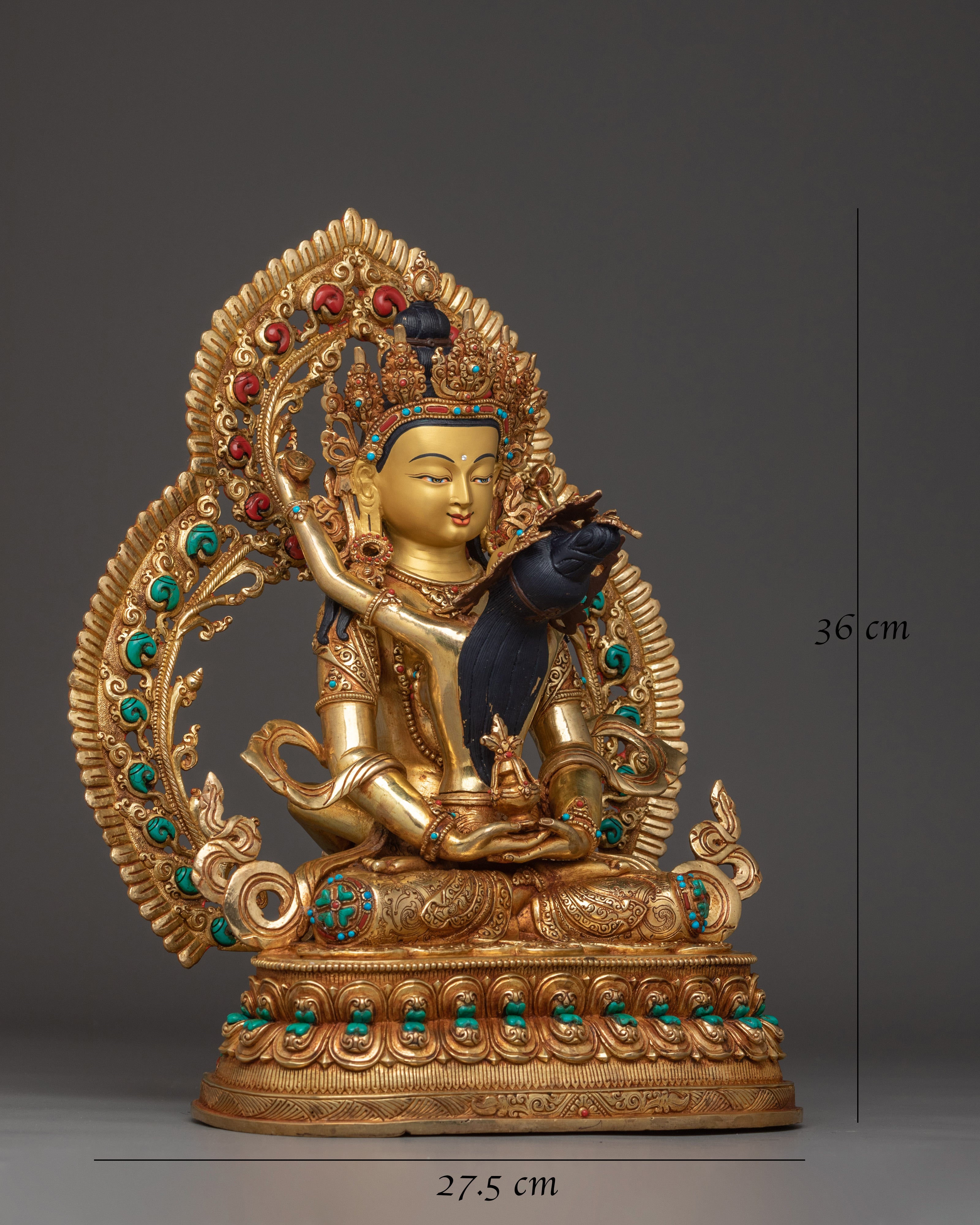 golden-amitayus-statue-with-consort