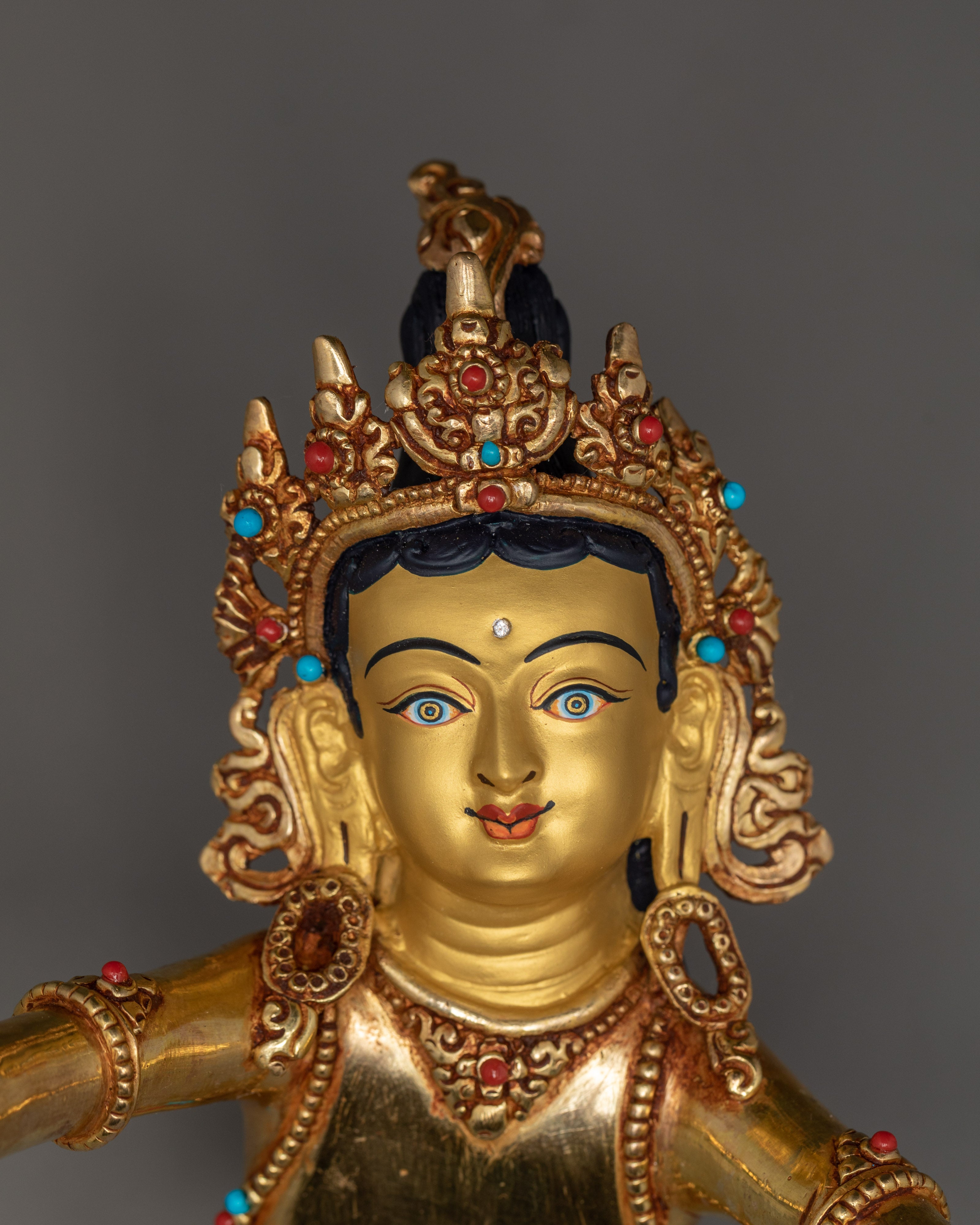 Bodhisattva Manjushri with consort Statue | Supreme Wisdom Bodhisattva