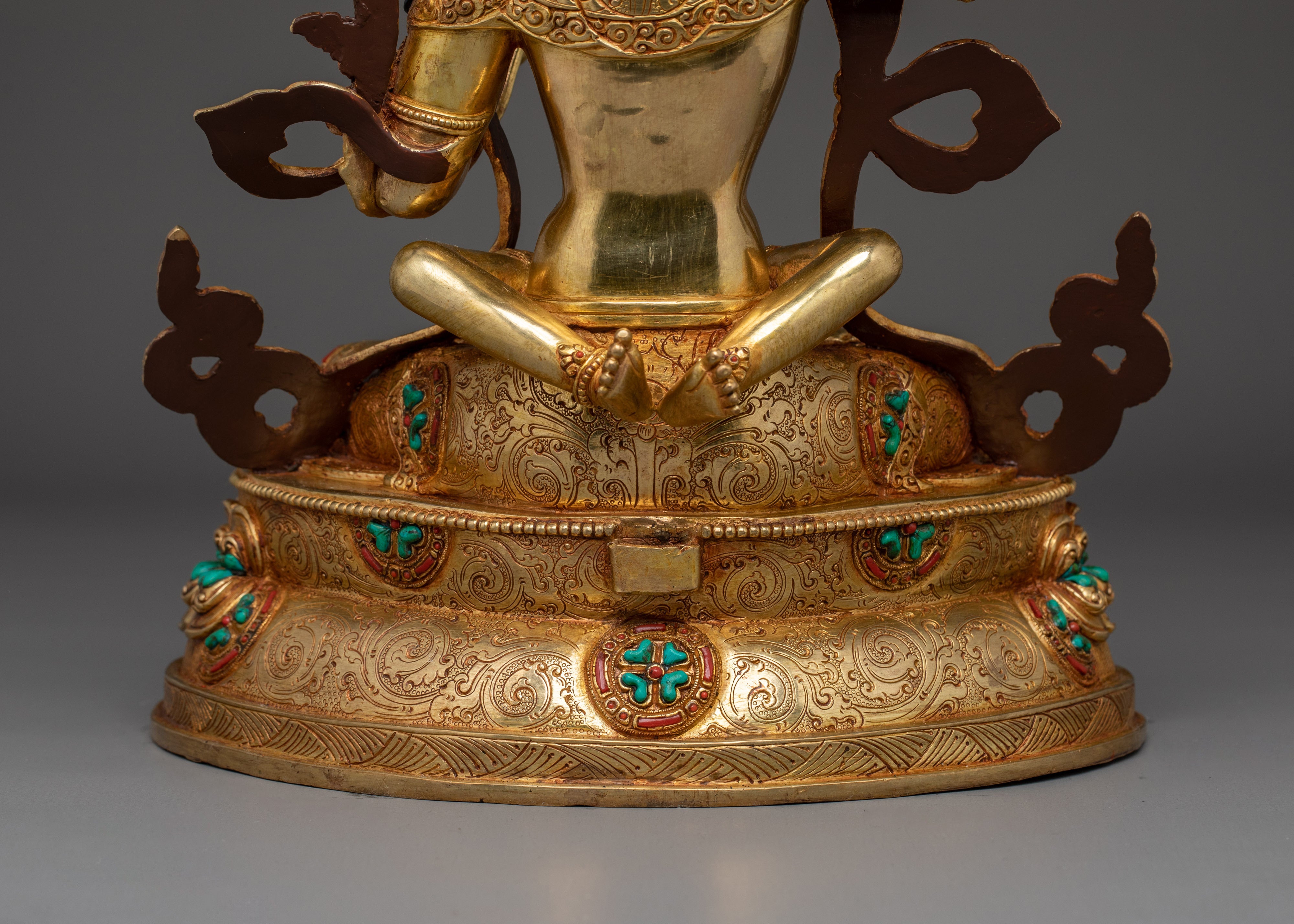 Bodhisattva Manjushri with consort Statue | Supreme Wisdom Bodhisattva