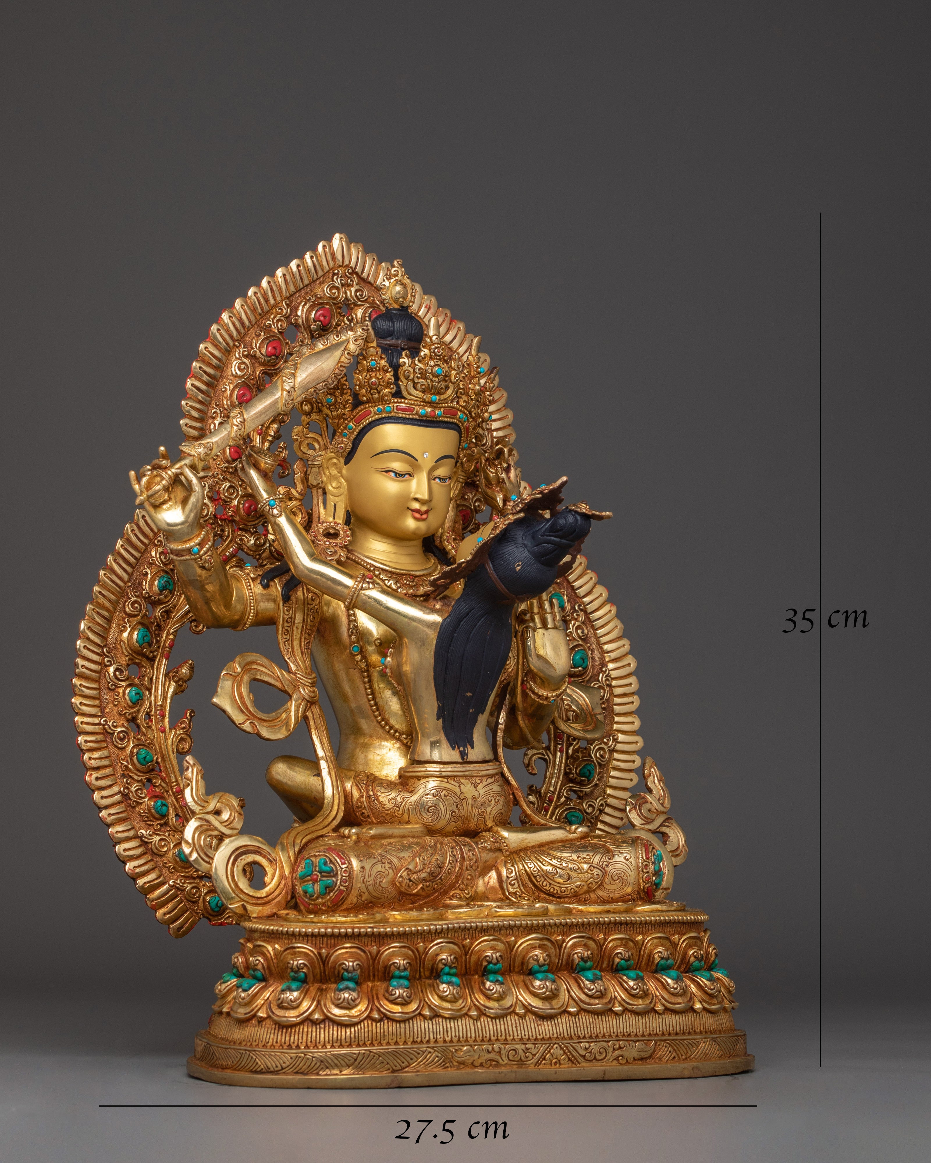 bodhisattva-manjushri-with-consort-statue