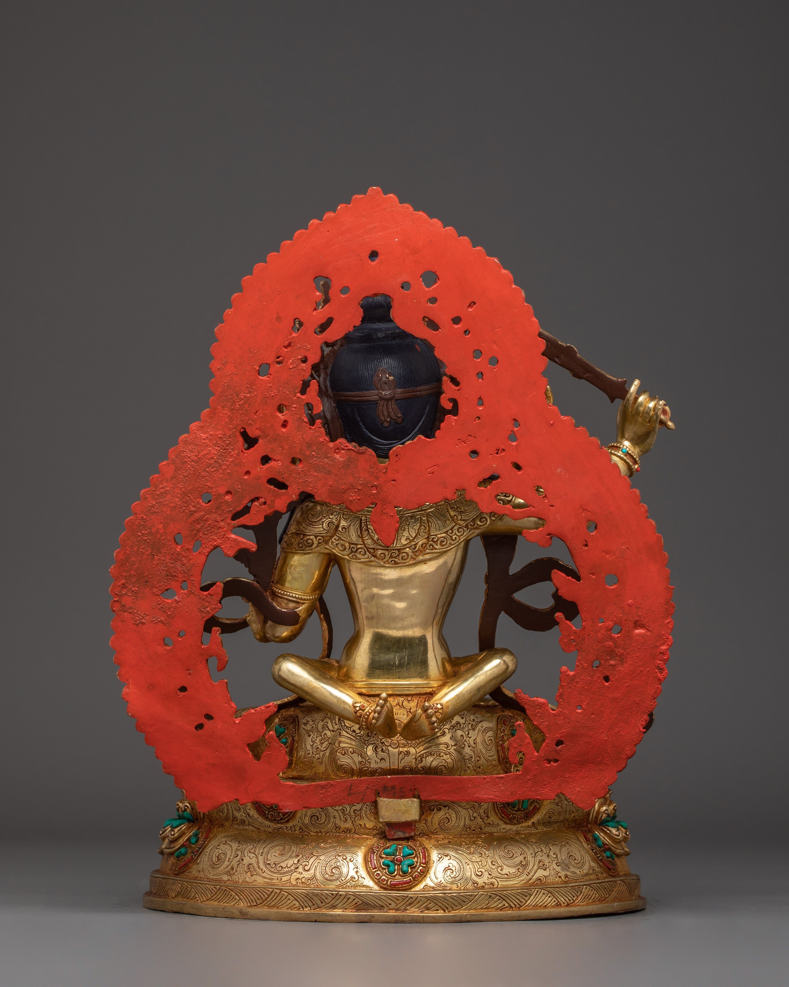 Bodhisattva Manjushri with consort Statue | Supreme Wisdom Bodhisattva