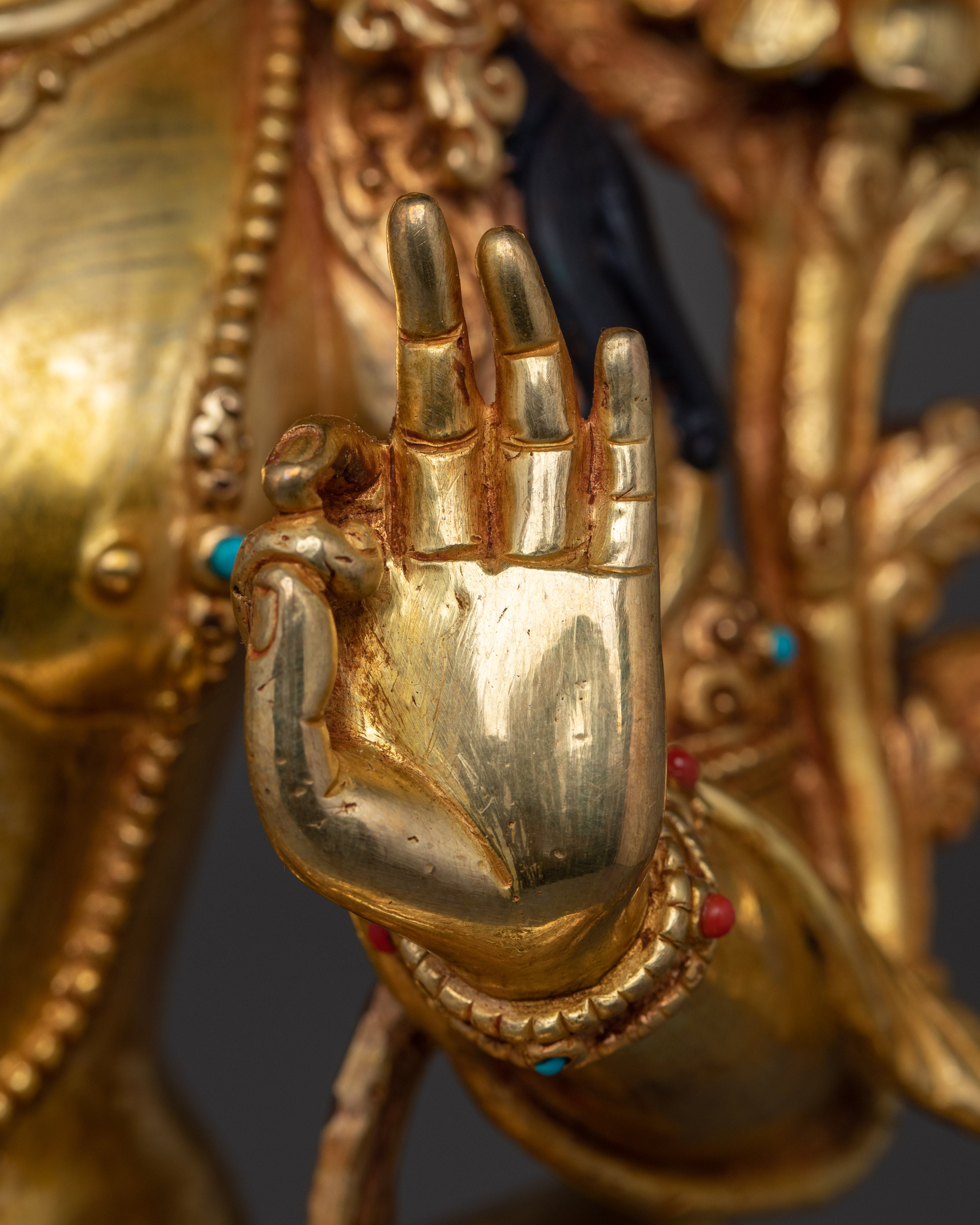 Bodhisattva Manjushri with consort Statue | Supreme Wisdom Bodhisattva