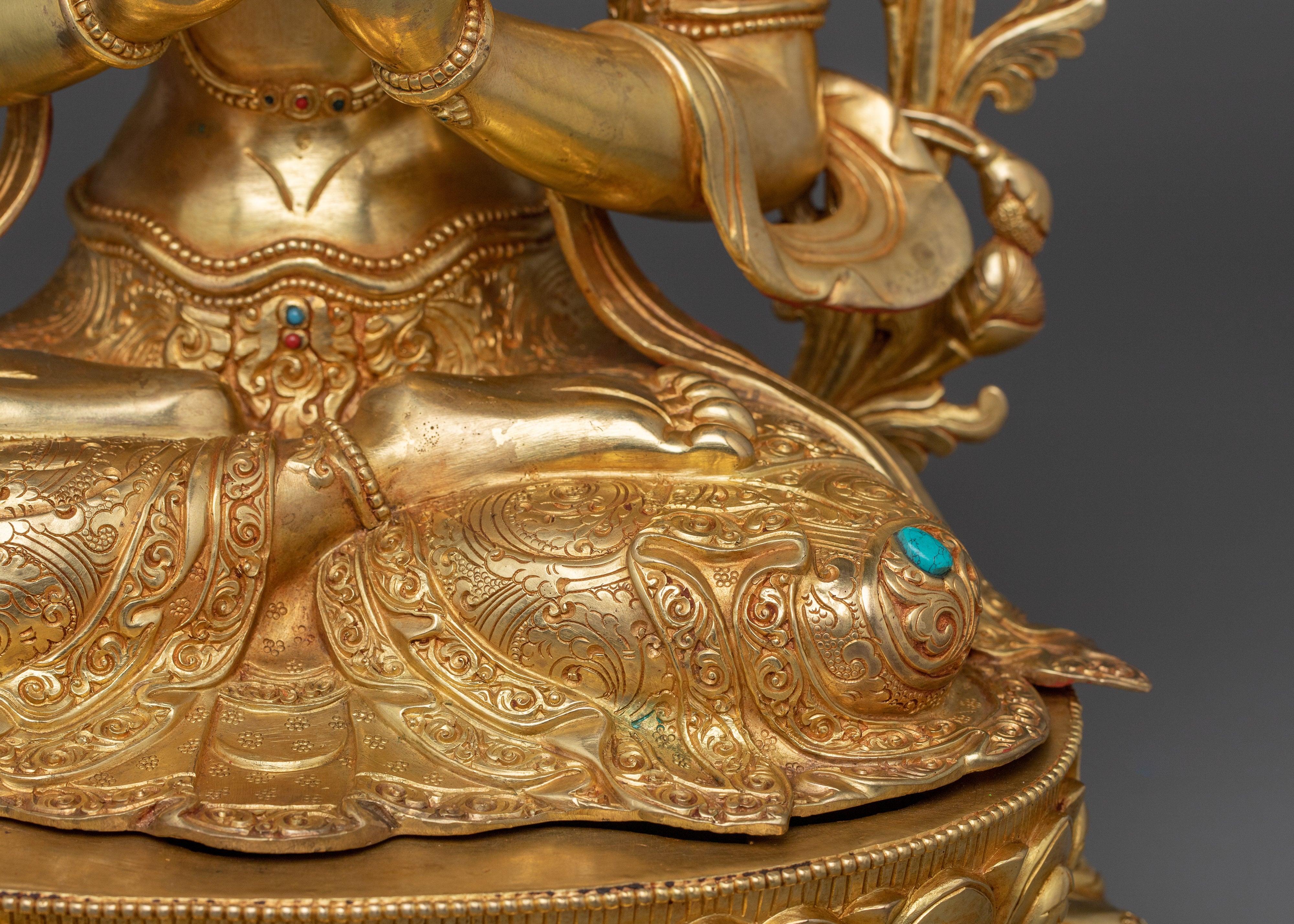 Future Buddha Golden Statue | Maitreya Buddha - Restorer of The Dharma