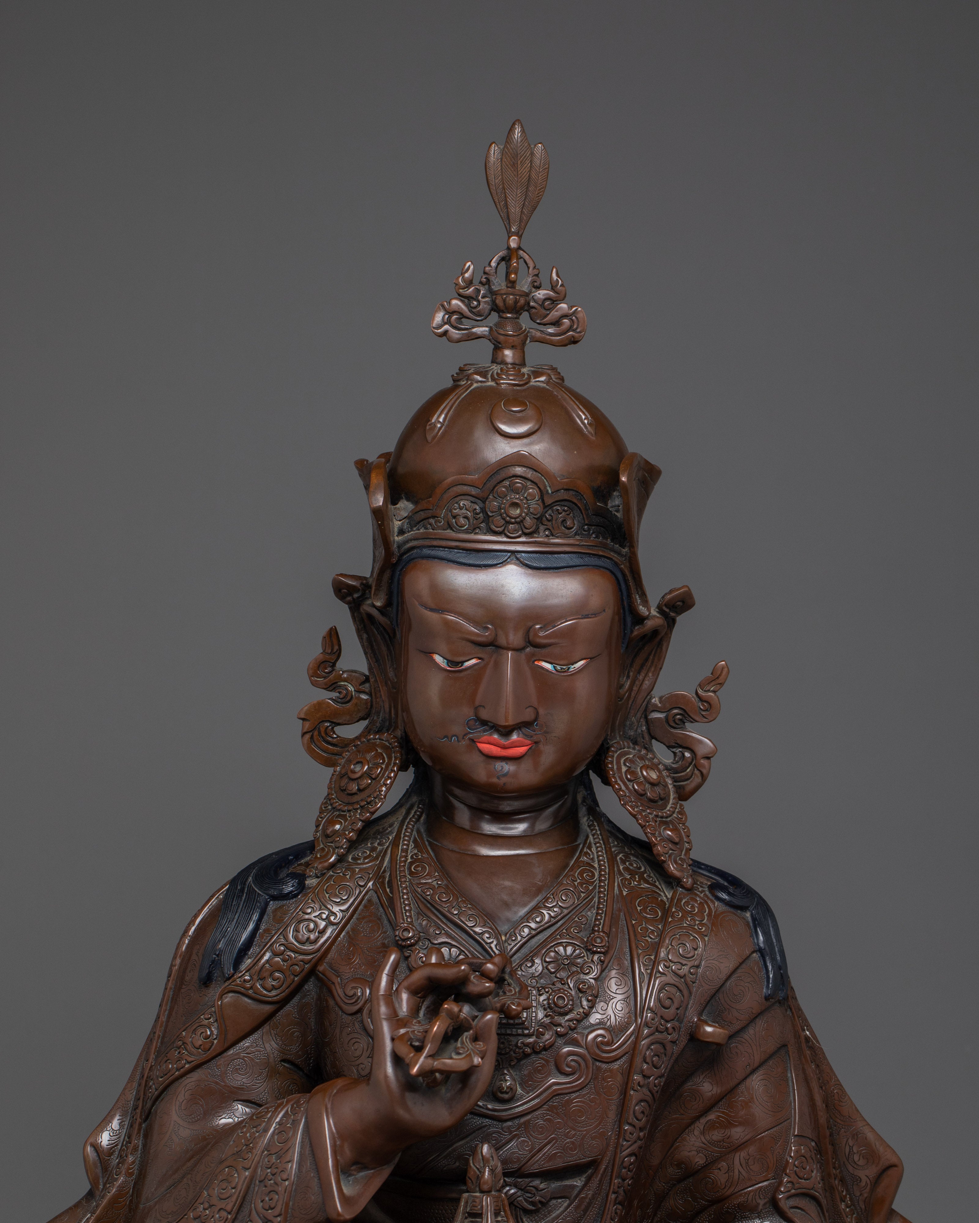 Sculpture of The Tantric master Guru Rinpoche | The Lotus-Born Master