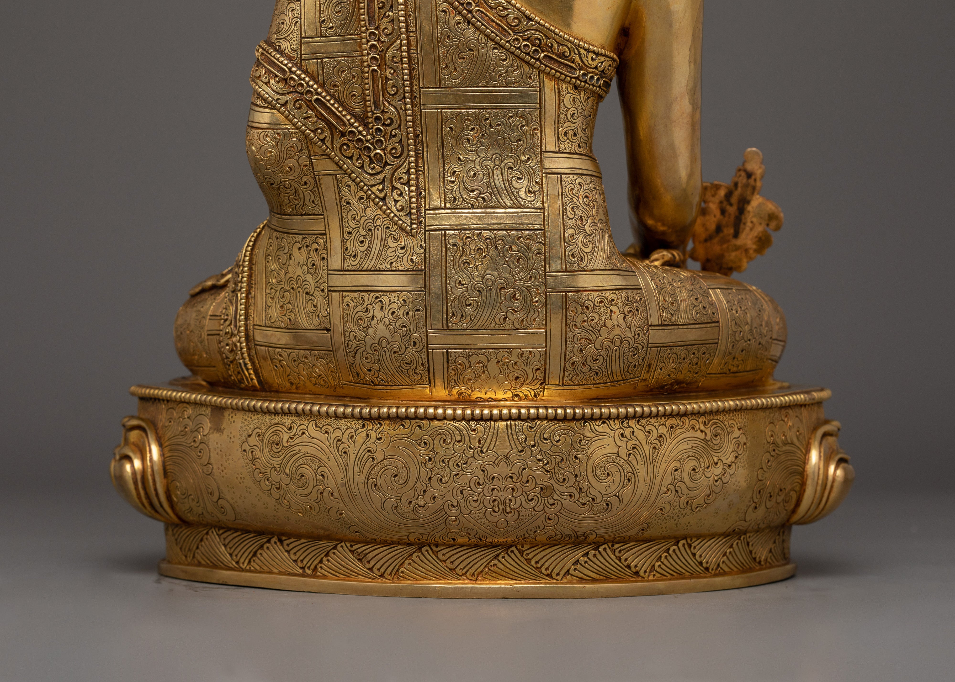 Tibetan Statue of Medicine Buddha | Also known as Bhaiṣajyaguru