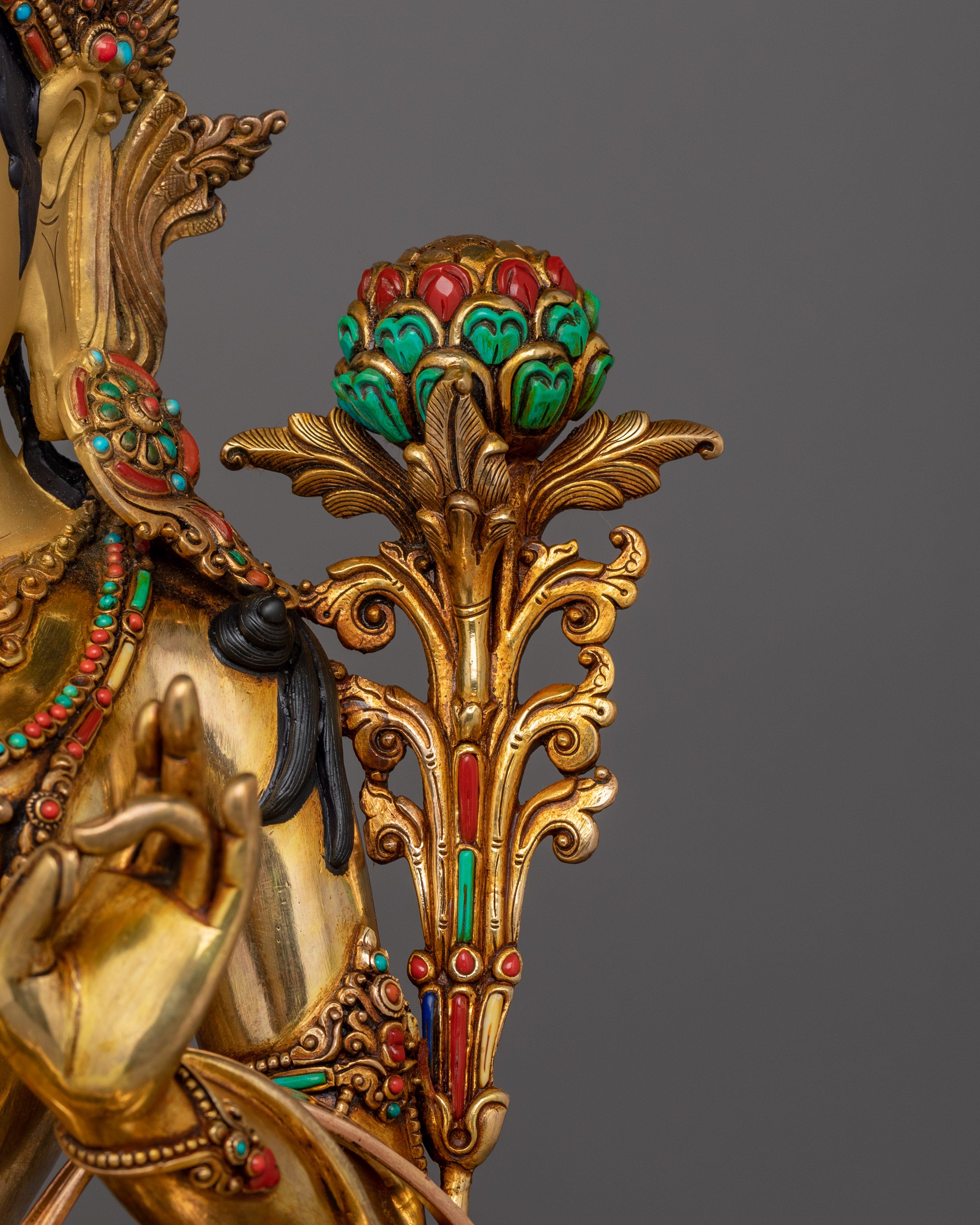 Shyama Tara Compassionate Tara Statue | Green Tara - Mother of All Buddhas