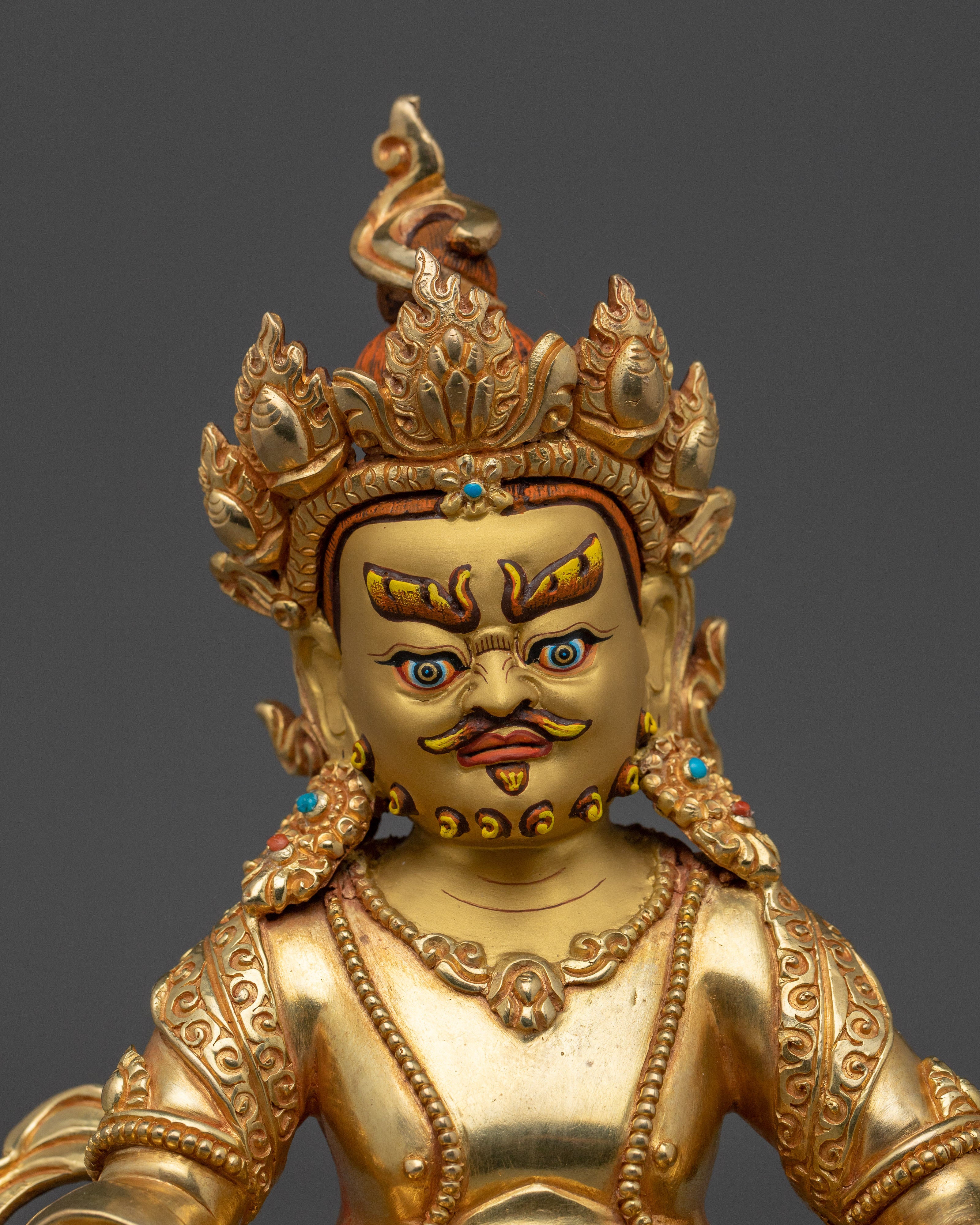 Tibetan Sculpture of Dzambhala | Guardian of Prosperity
