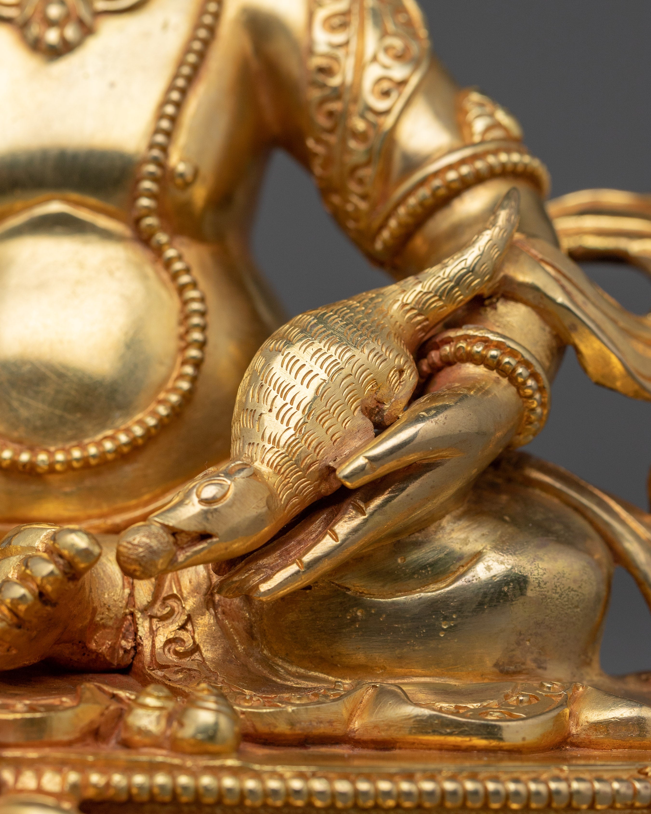 Tibetan Sculpture of Dzambhala | Guardian of Prosperity