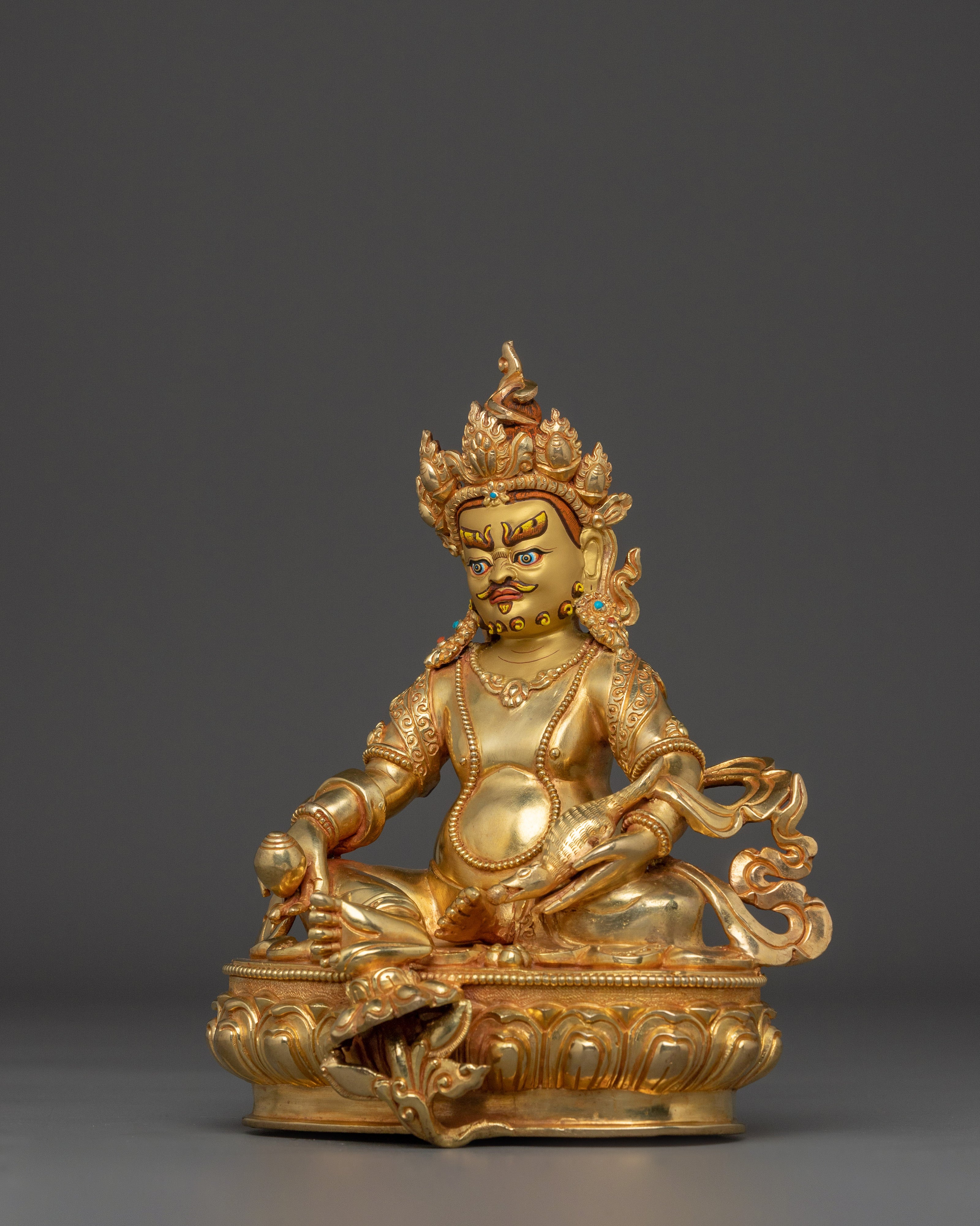 Tibetan Sculpture of Dzambhala | Guardian of Prosperity