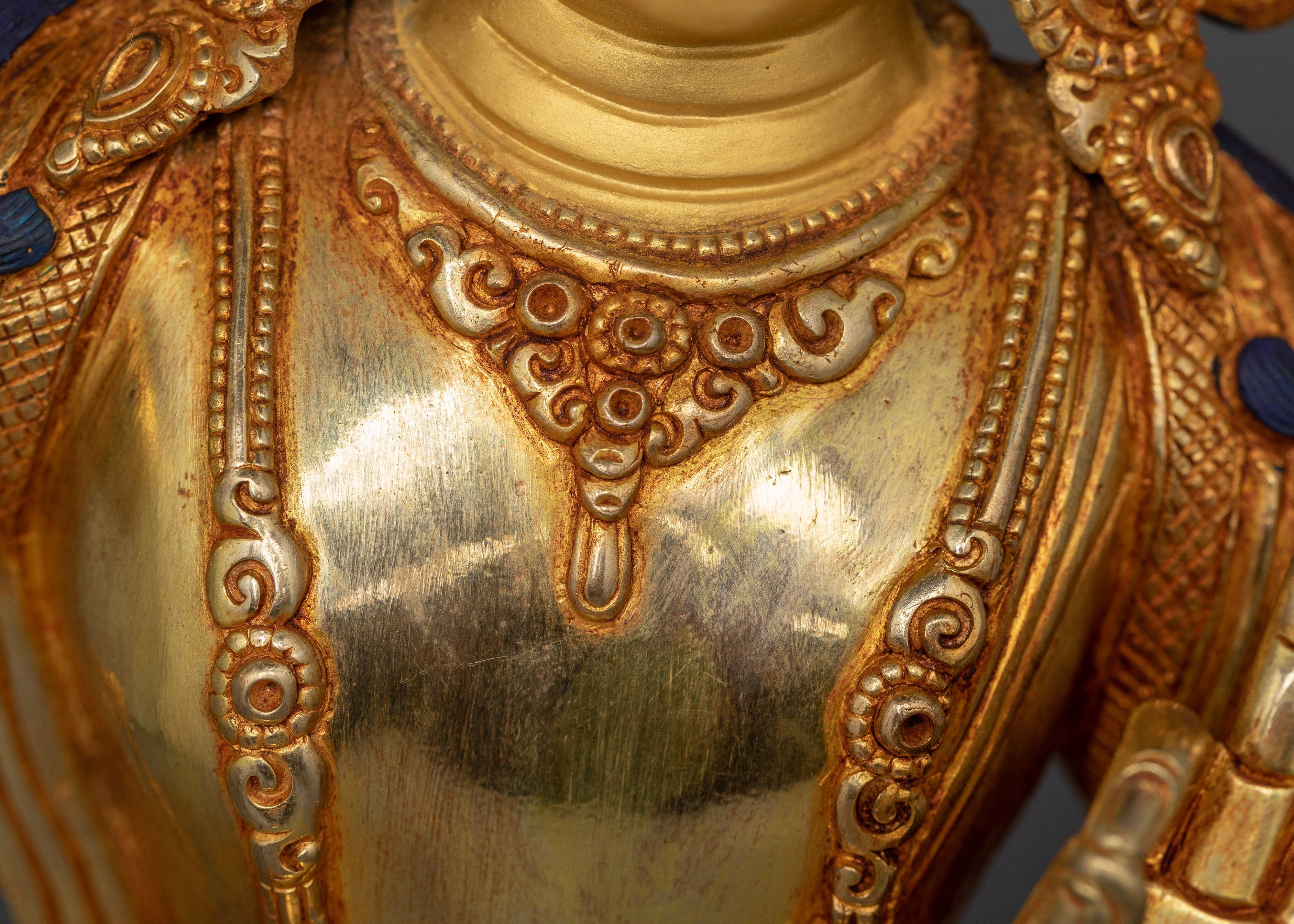 The Bodhisattva of Wisdom Manjushri Sculpture | The Sword of Insight