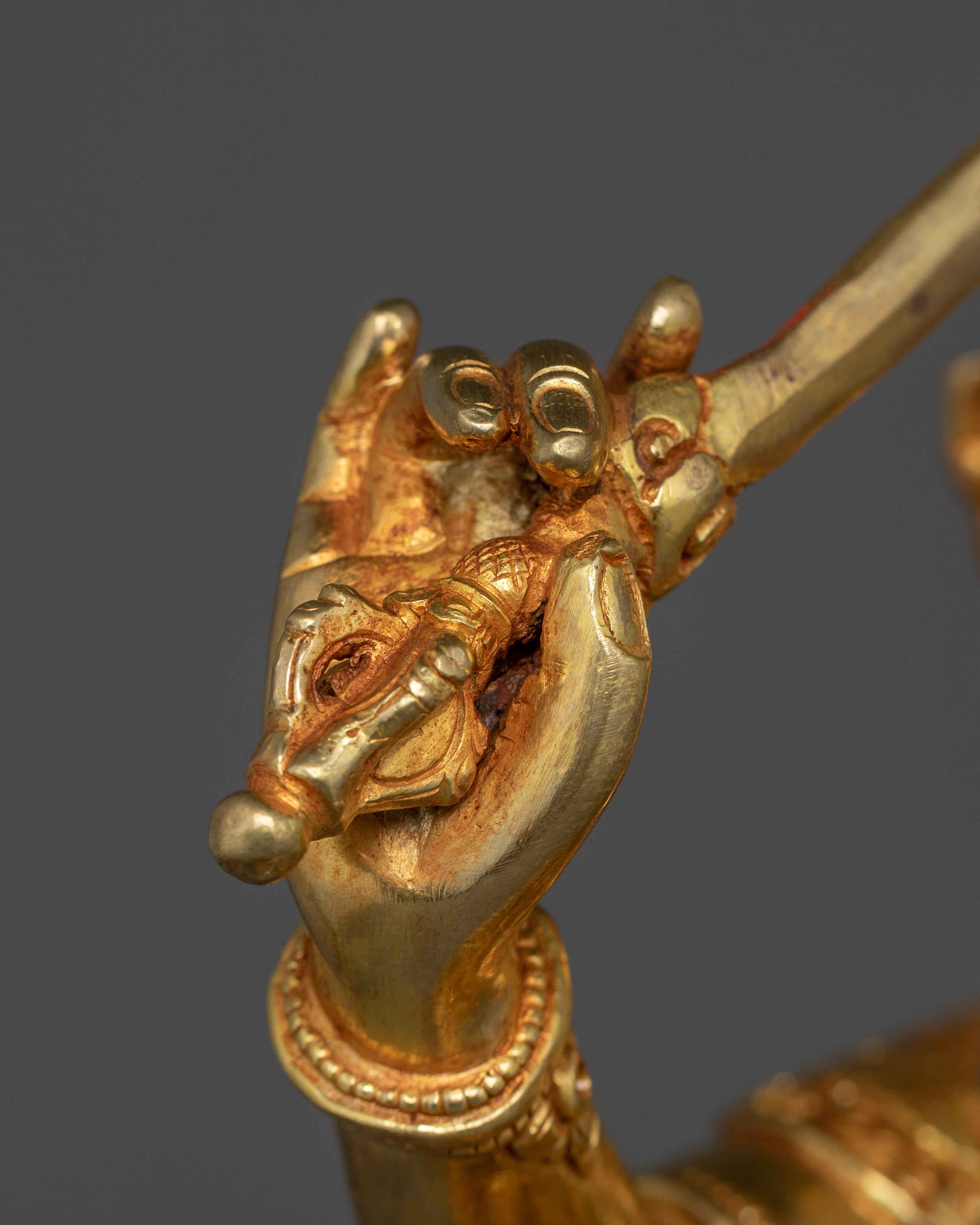 The Bodhisattva of Wisdom Manjushri Sculpture | The Sword of Insight