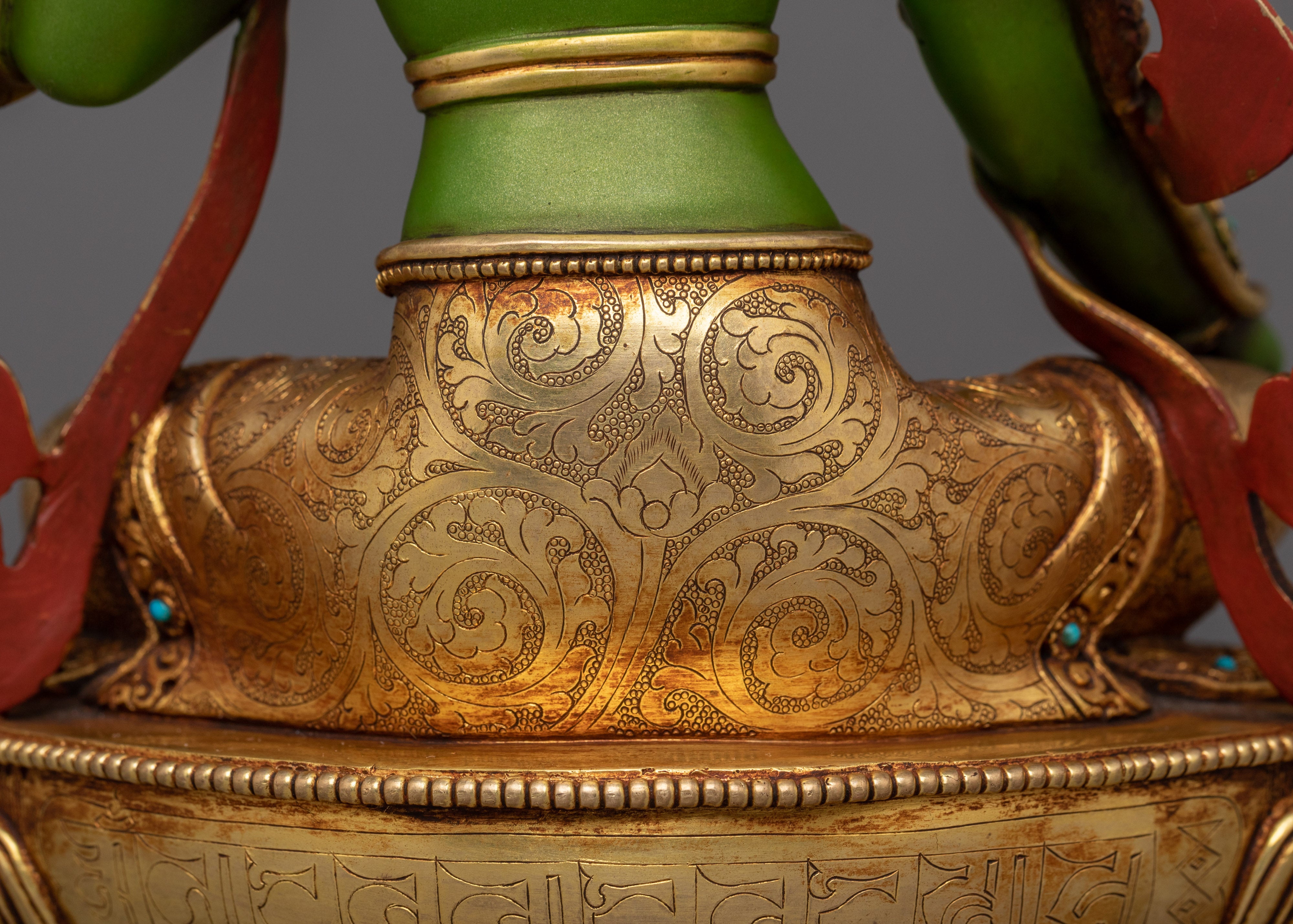 Swift Protector Green Tara Statue | Shyama Tara Handcrafted Sculpture