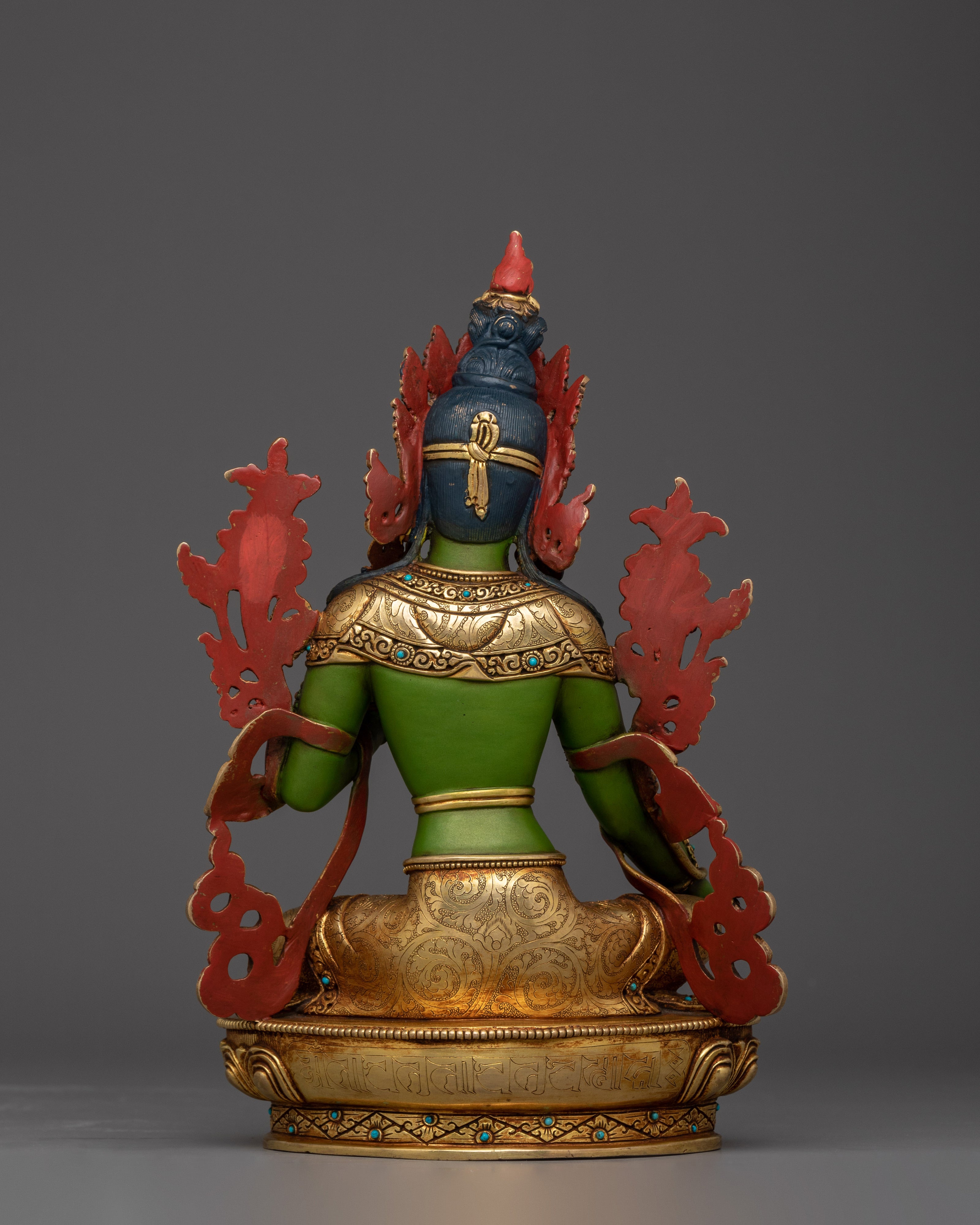 Swift Protector Green Tara Statue | Shyama Tara Handcrafted Sculpture