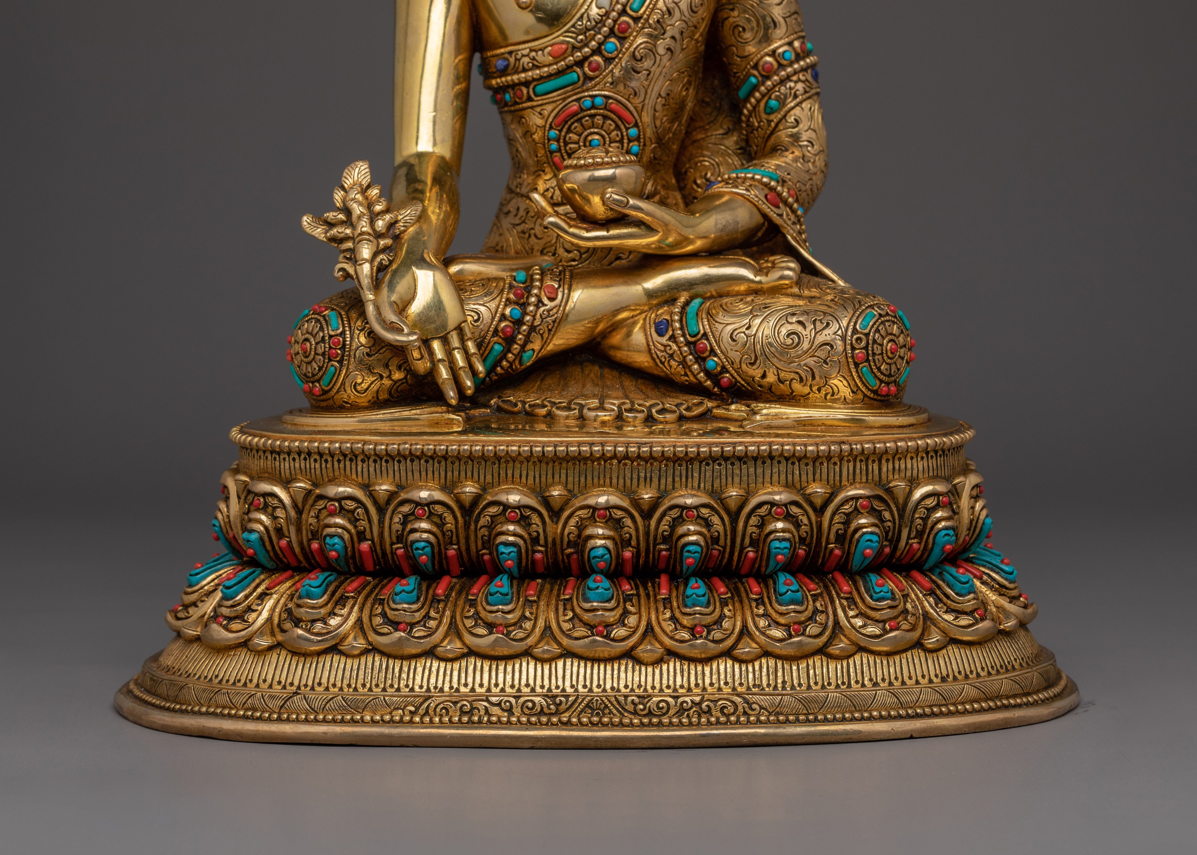 Supreme Healer Medicine Buddha Statue | Bhaiṣajyaguru Statue for Home Decor