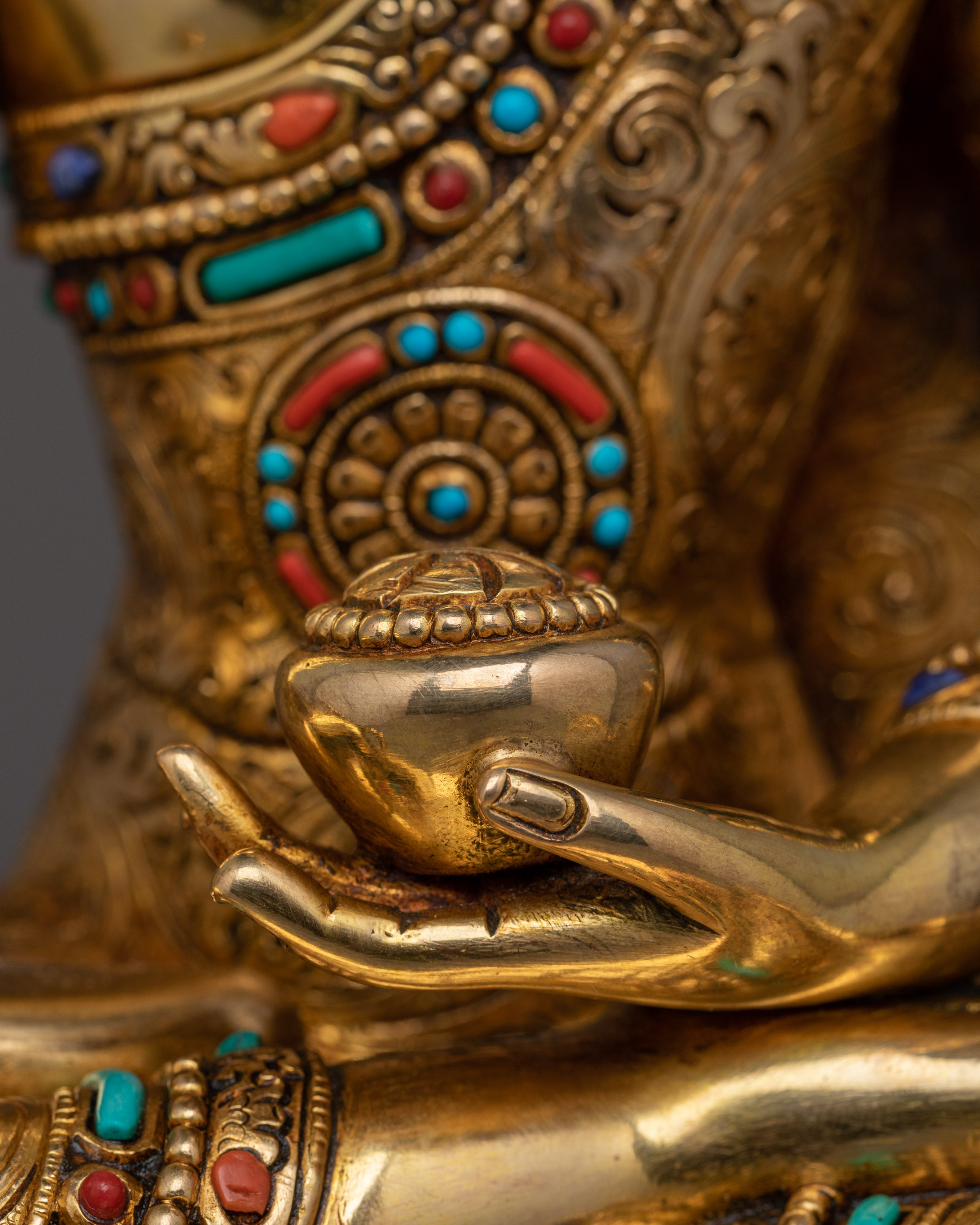 Supreme Healer Medicine Buddha Statue | Bhaiṣajyaguru Statue for Home Decor