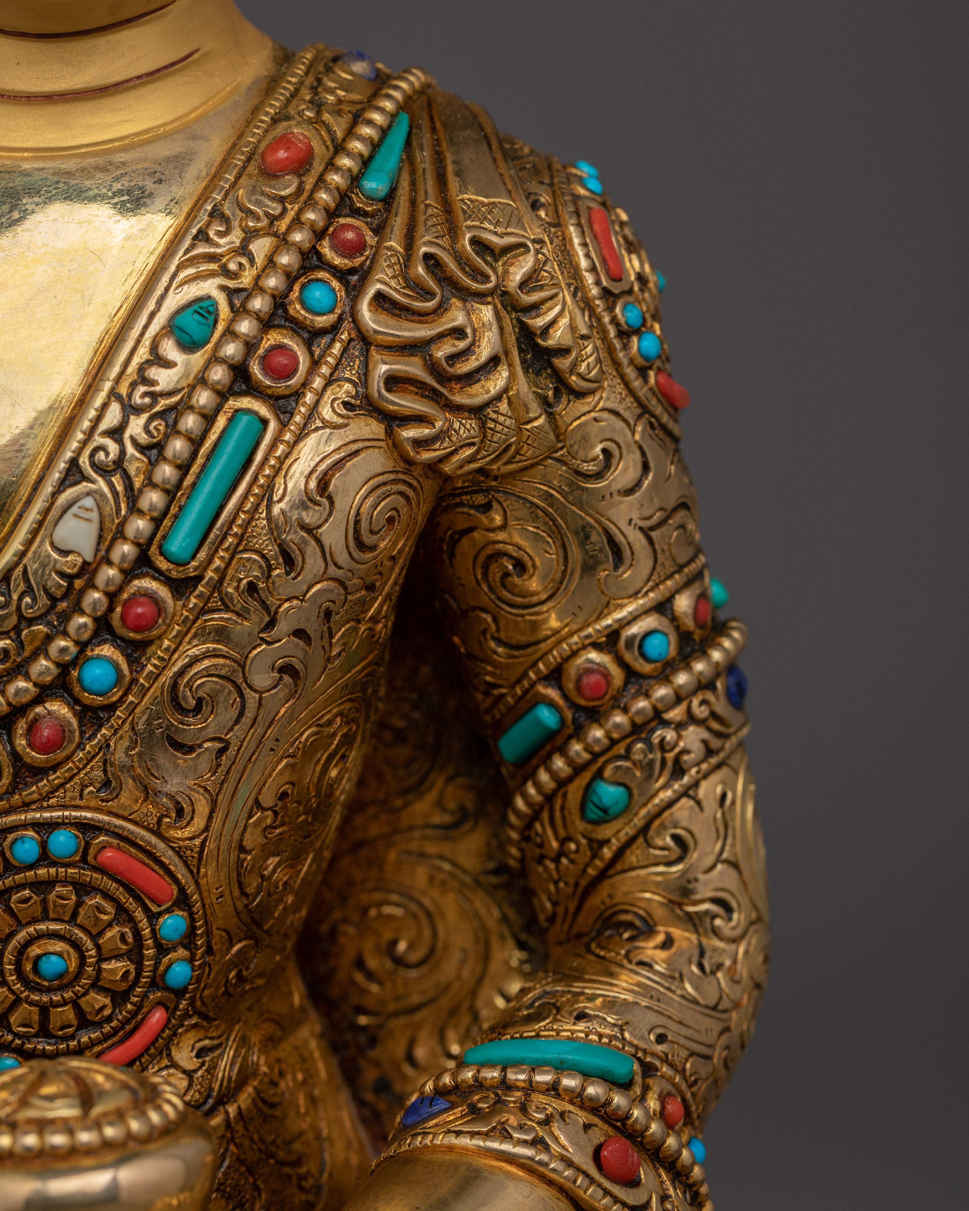 Supreme Healer Medicine Buddha Statue | Bhaiṣajyaguru Statue for Home Decor