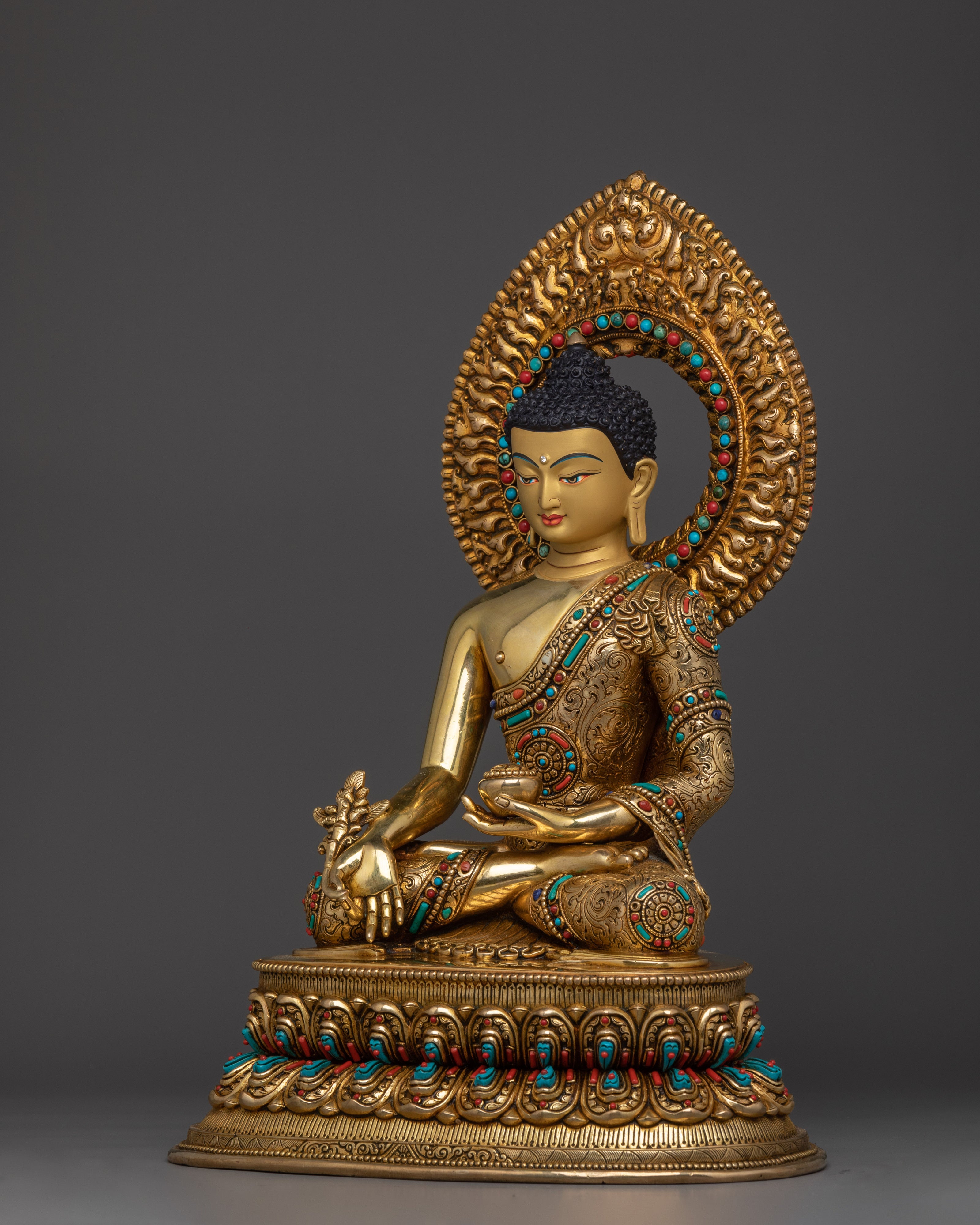 Supreme Healer Medicine Buddha Statue | Bhaiṣajyaguru Statue for Home Decor