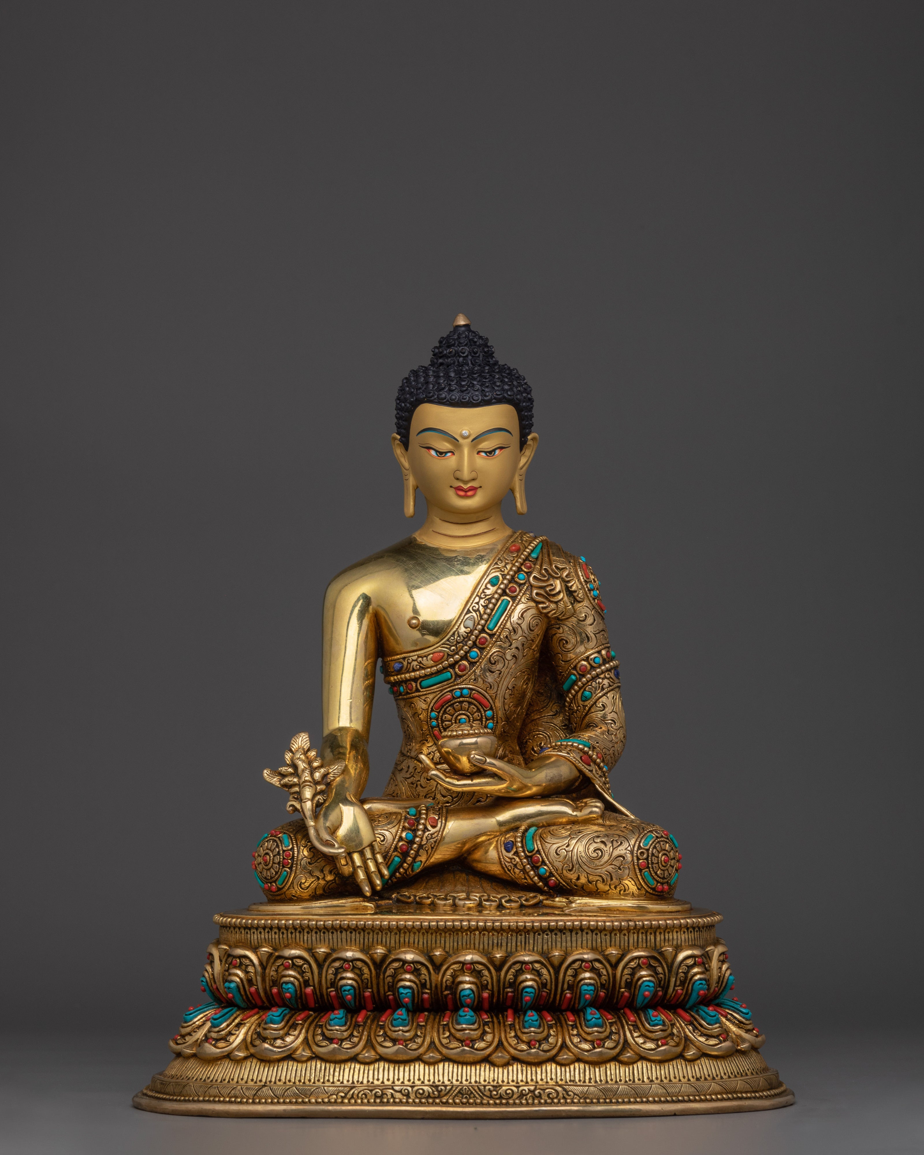 Supreme Healer Medicine Buddha Statue | Bhaiṣajyaguru Statue for Home Decor