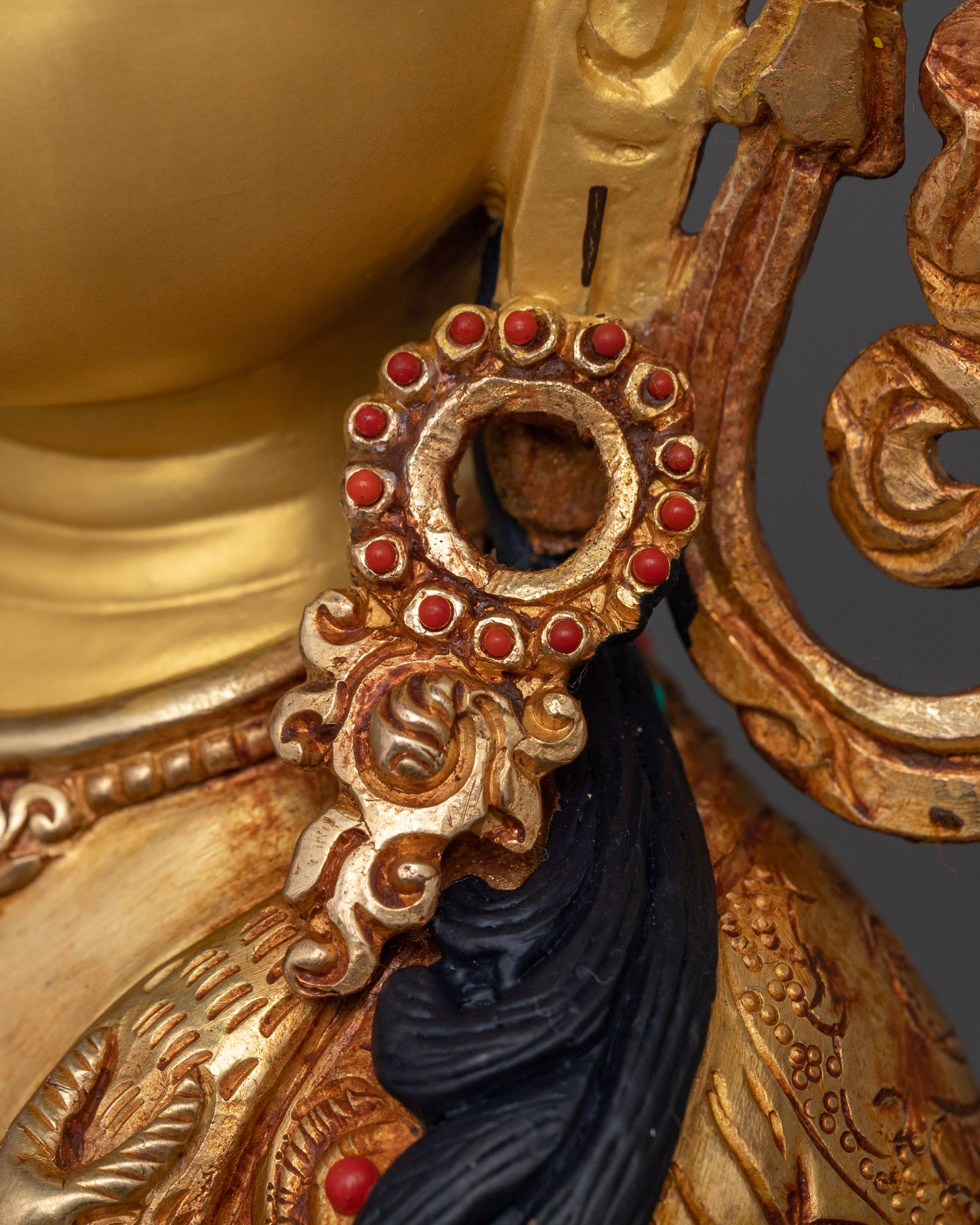 Statue of Chenrezig with Consort | Sculpture for Decor