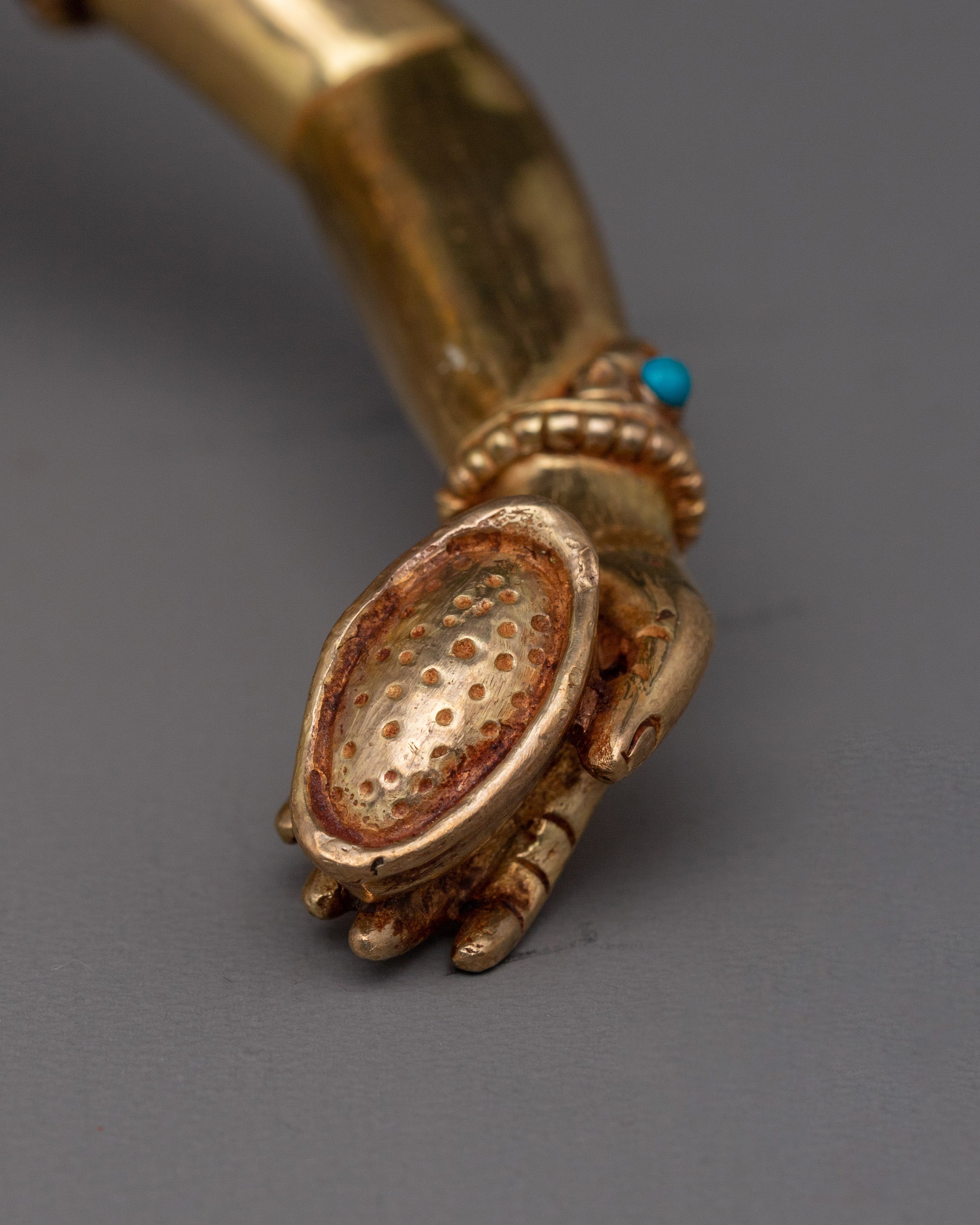 Traditional Artwork of Vajradhara with consort | 24K Gold Gilded Sculpture