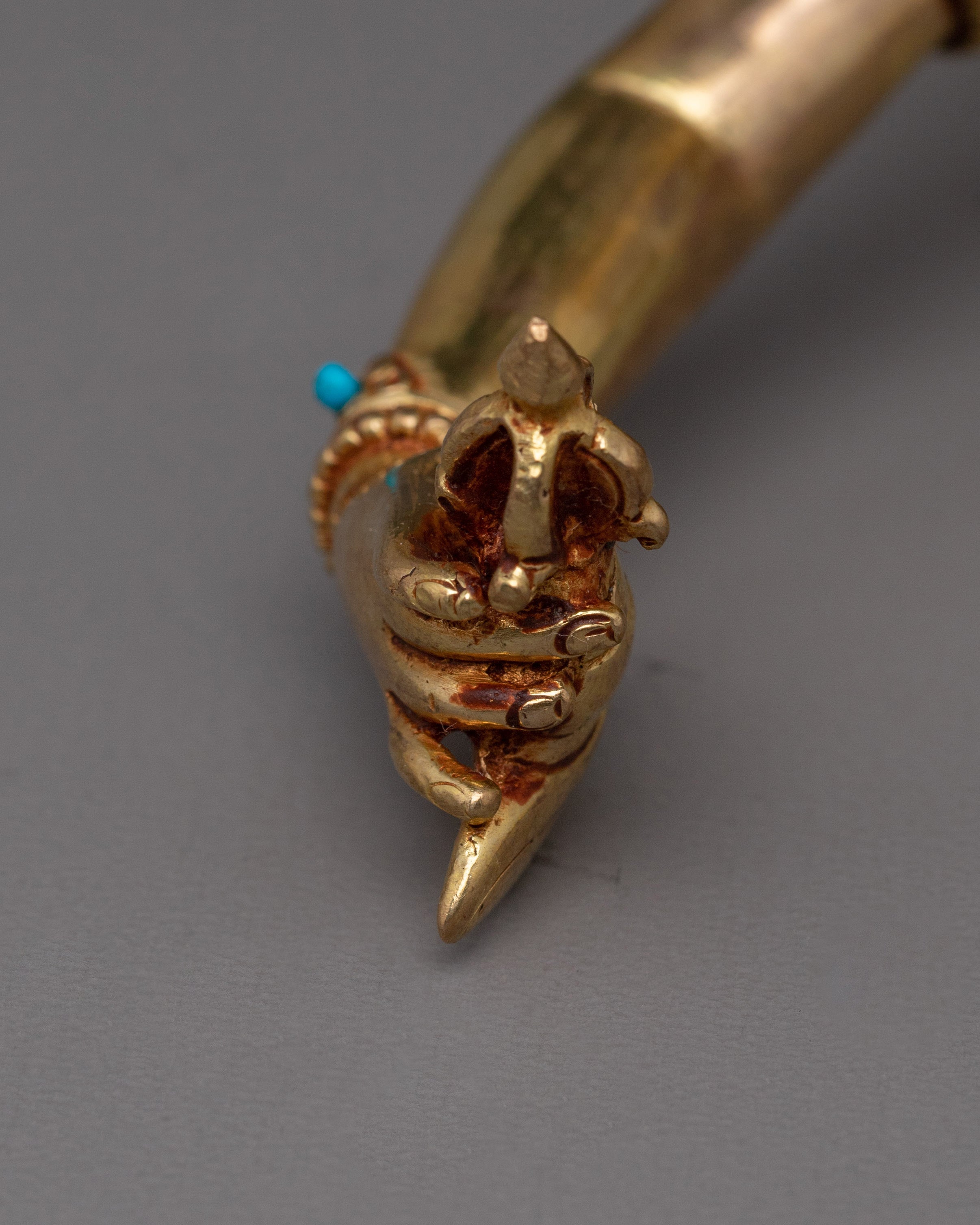 Traditional Artwork of Vajradhara with consort | 24K Gold Gilded Sculpture