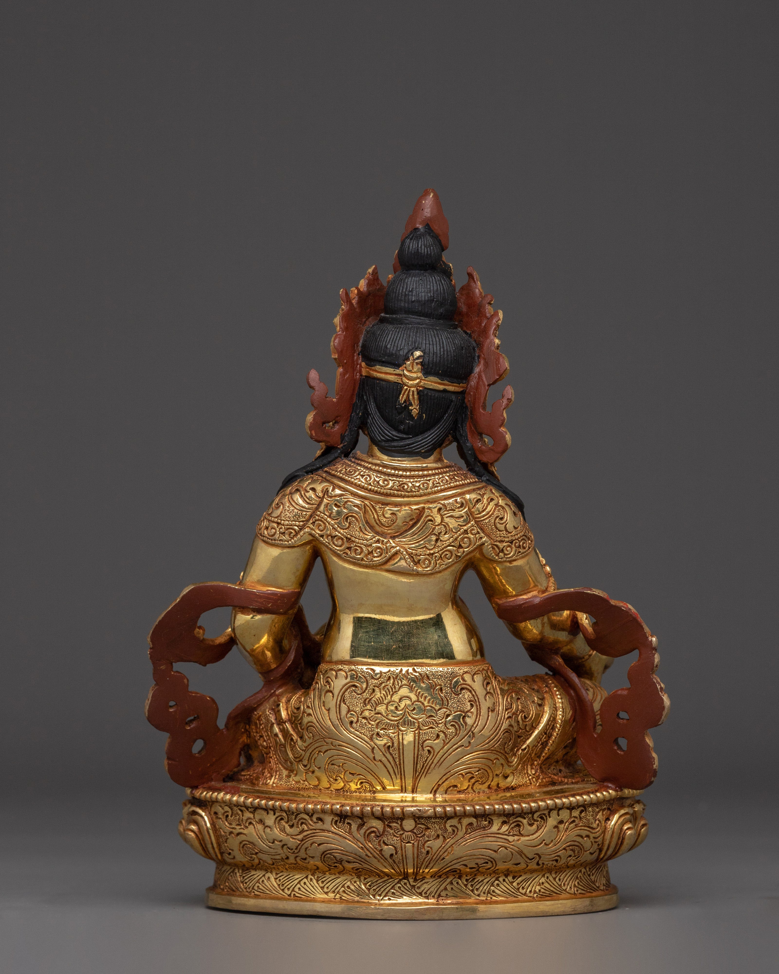 Wealth and Prosperity Deity Dzambhala | Traditional Nepalese Art
