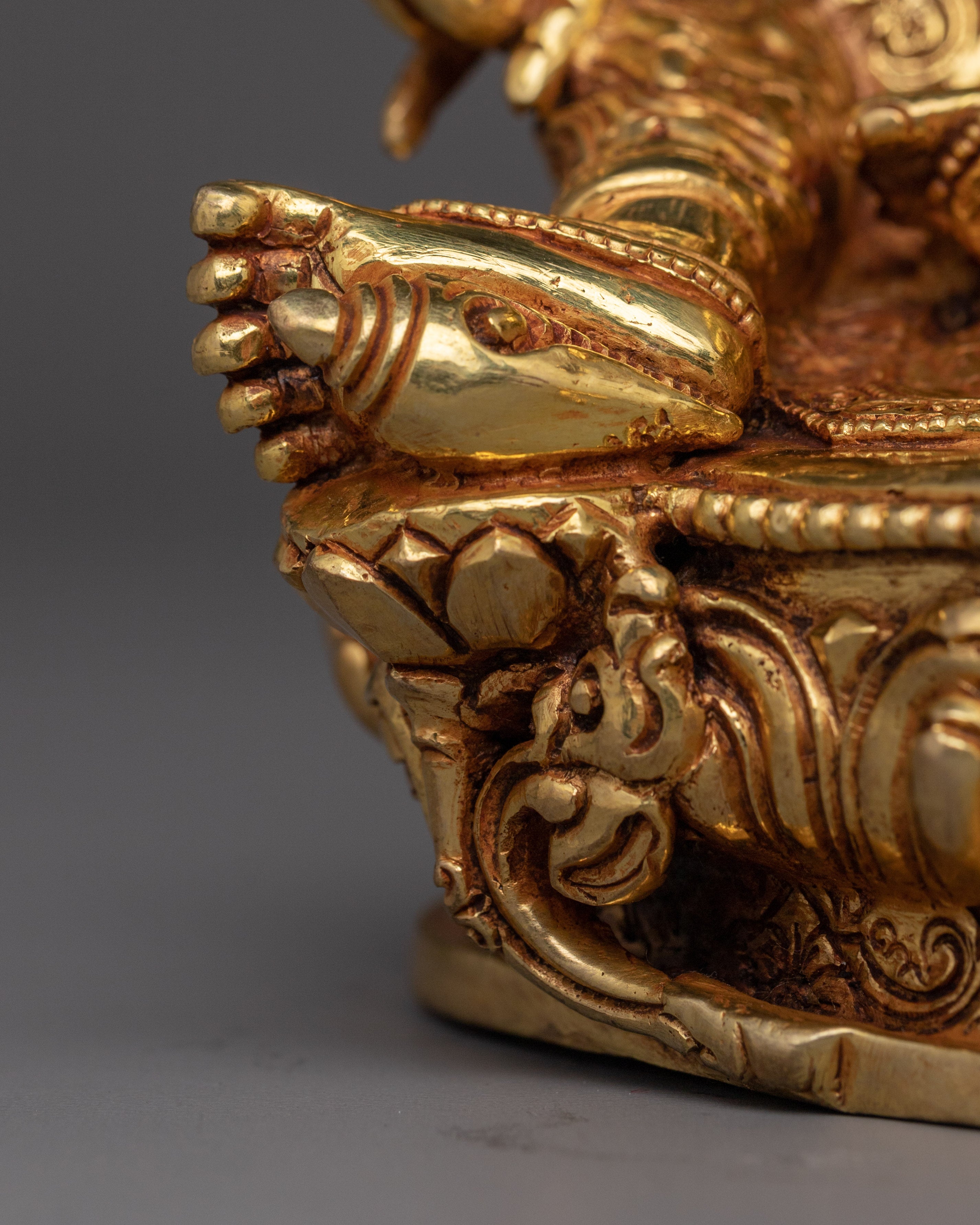 Wealth and Prosperity Deity Dzambhala | Traditional Nepalese Art