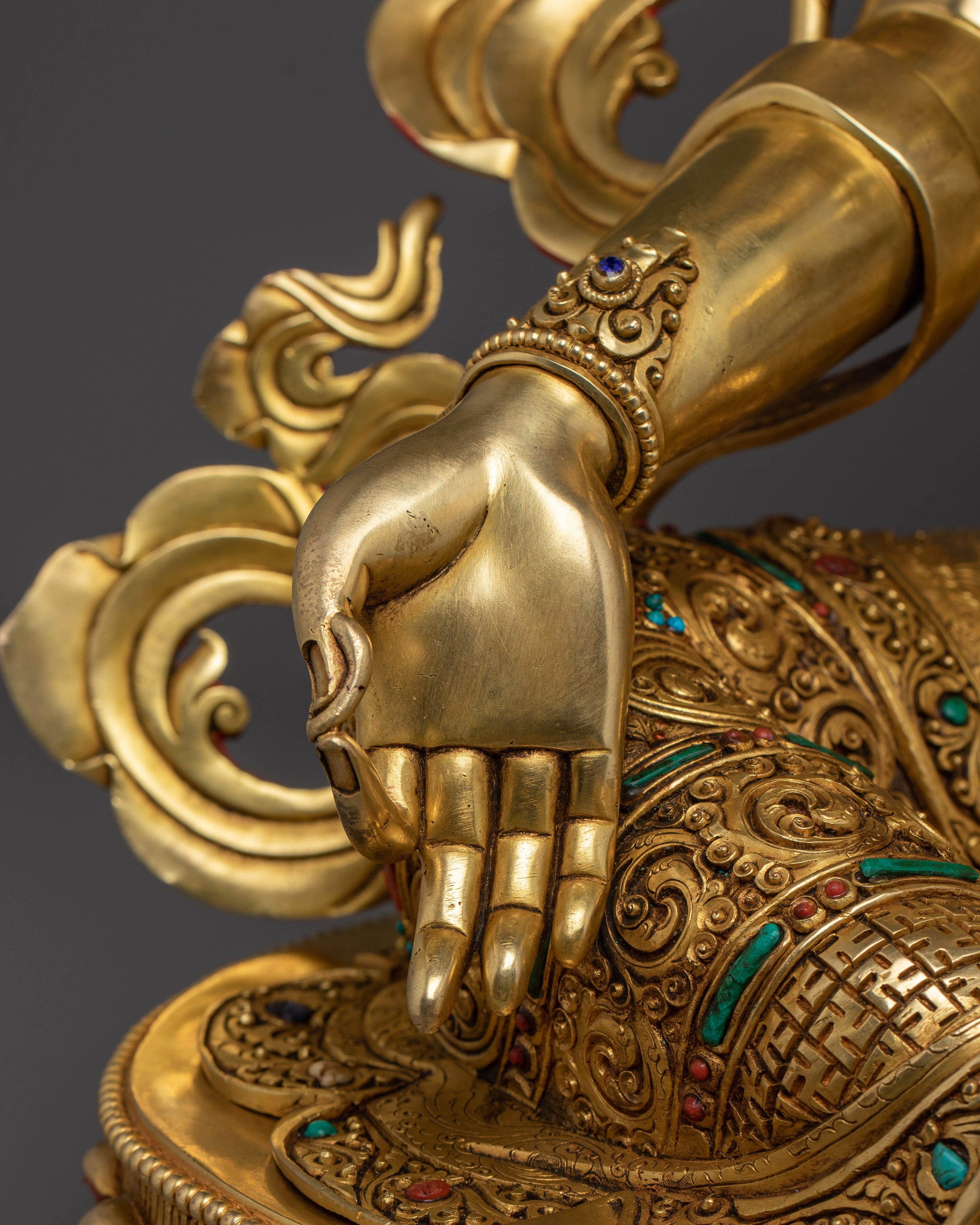 Figurine of Buddhist Goddess Green Tara | Compassionate Energy