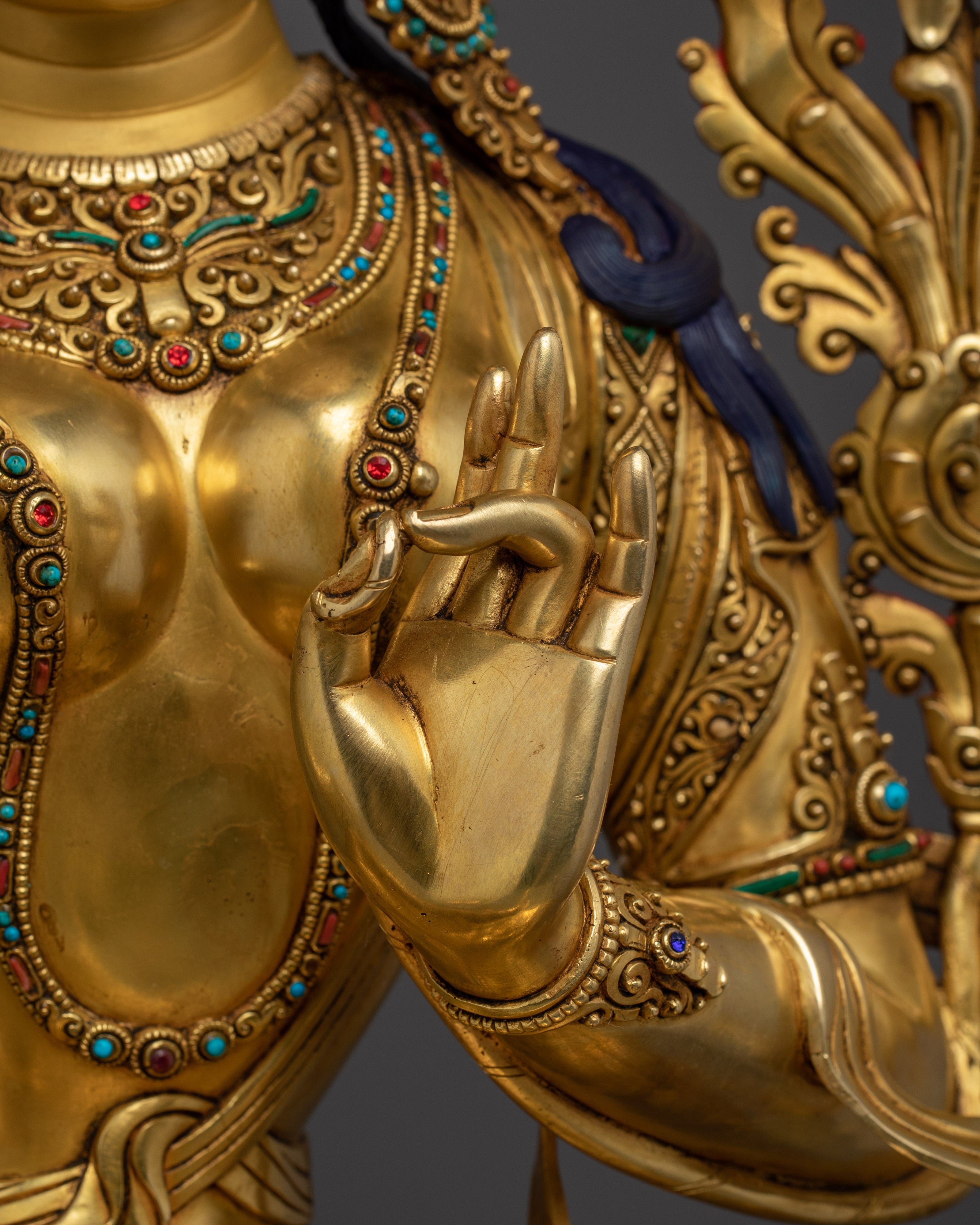 Figurine of Buddhist Goddess Green Tara | Compassionate Energy