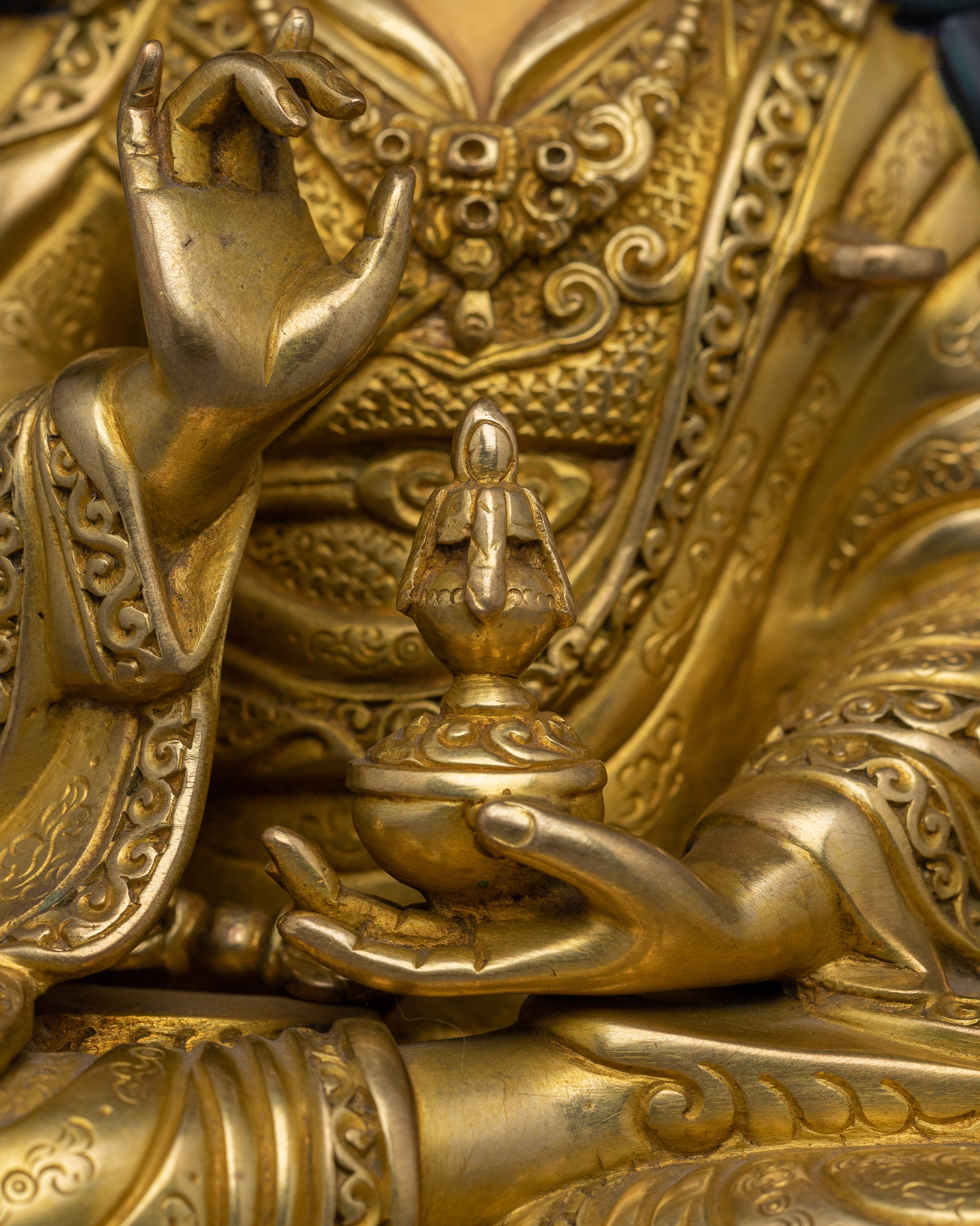 Figurine of Padsambhava Deity Guru Rinpoche | Lotus-Born Master