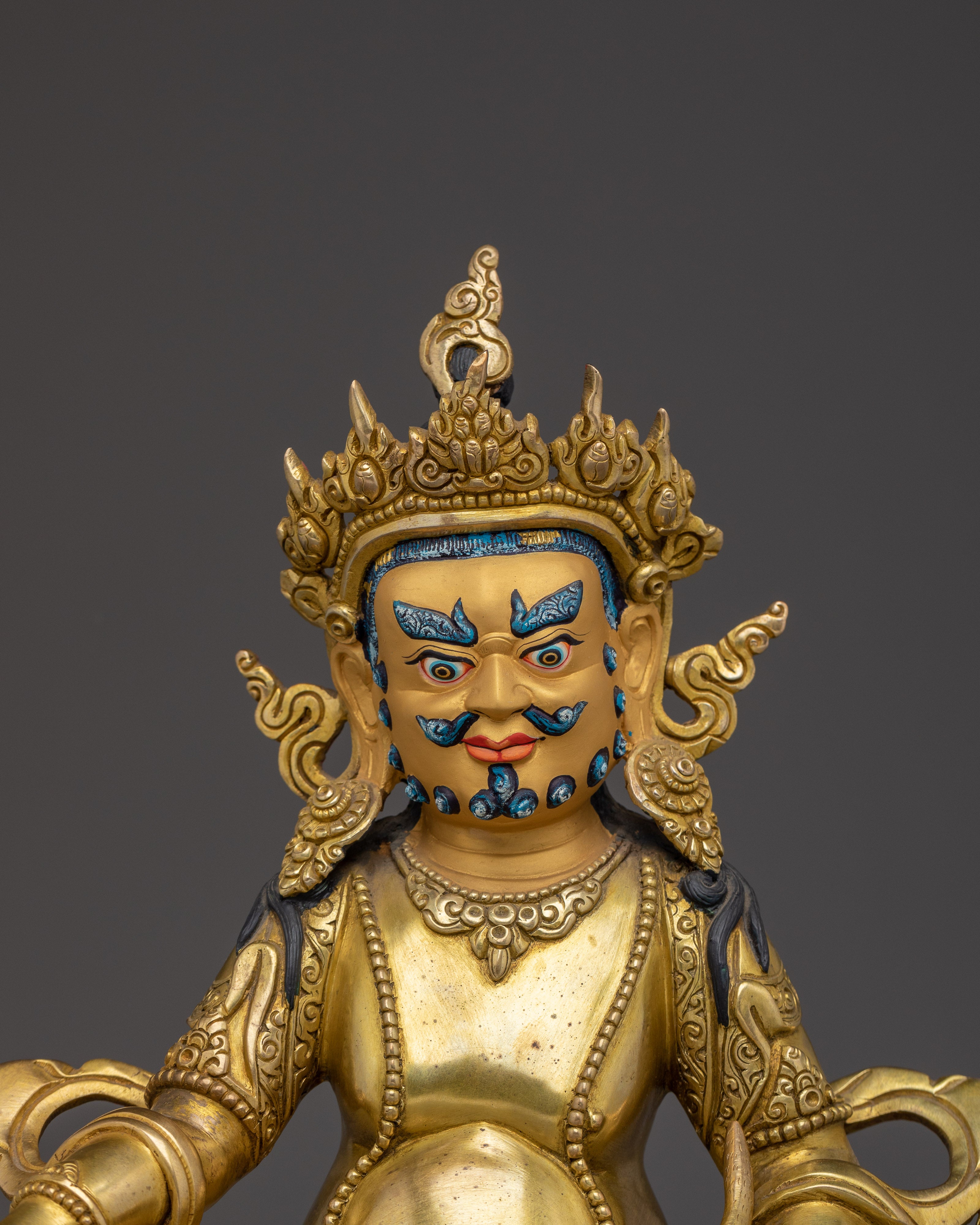 Figurine of Wealth Deity Dzambhala | Prosperity Deity in Tibetan Buddhism