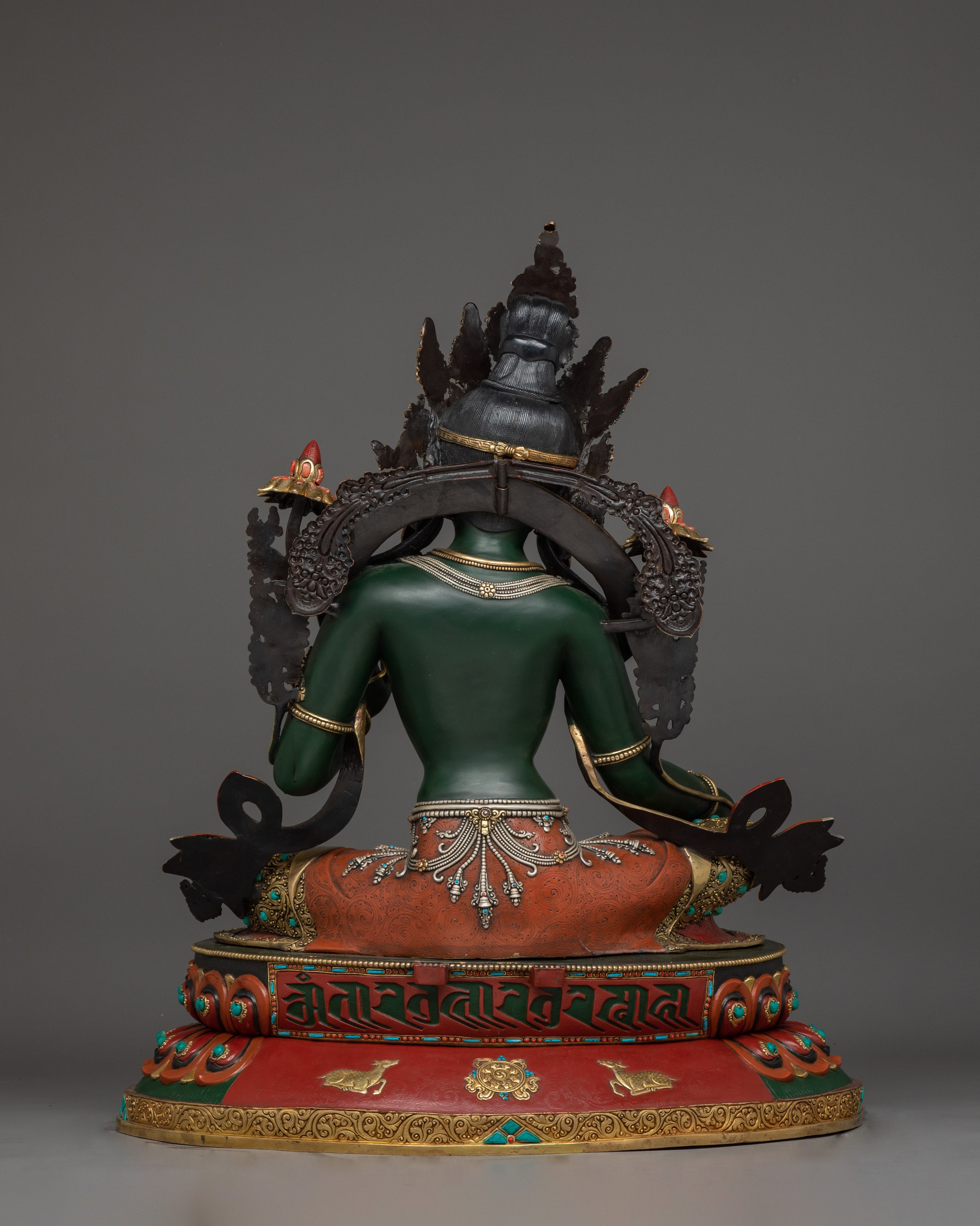 Compassionate Goddess Green Tara Statue | Shyama Tara Sculpture