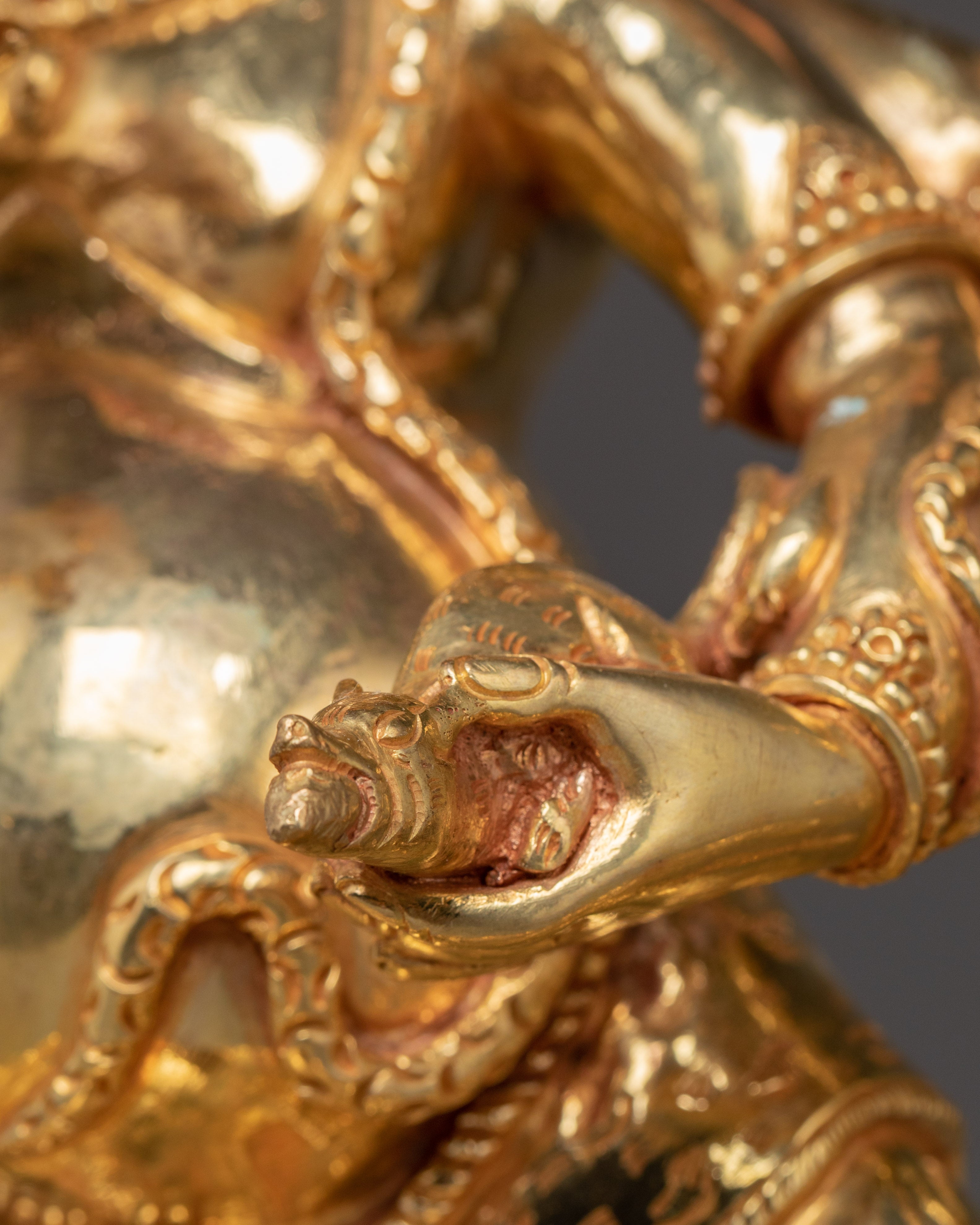 Fierce Black Dzambhala Statue | Remover of Poverty and Misfortune